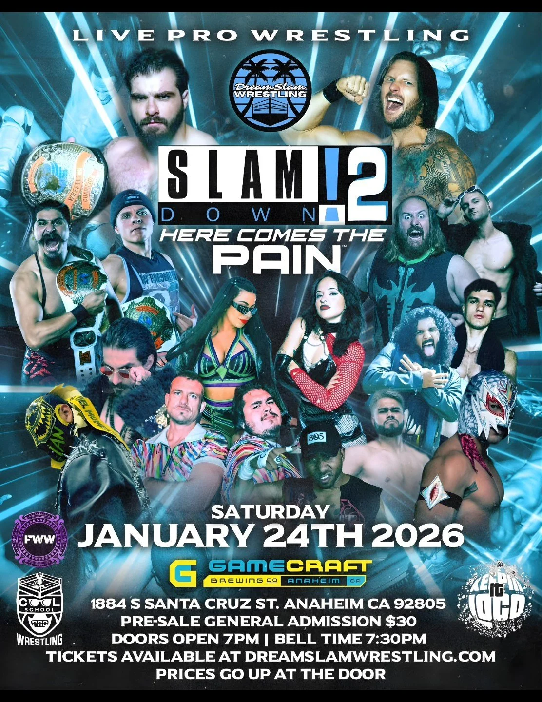 DreamSlam Wrestling presents SlamDown! 2 Here Comes the Pain