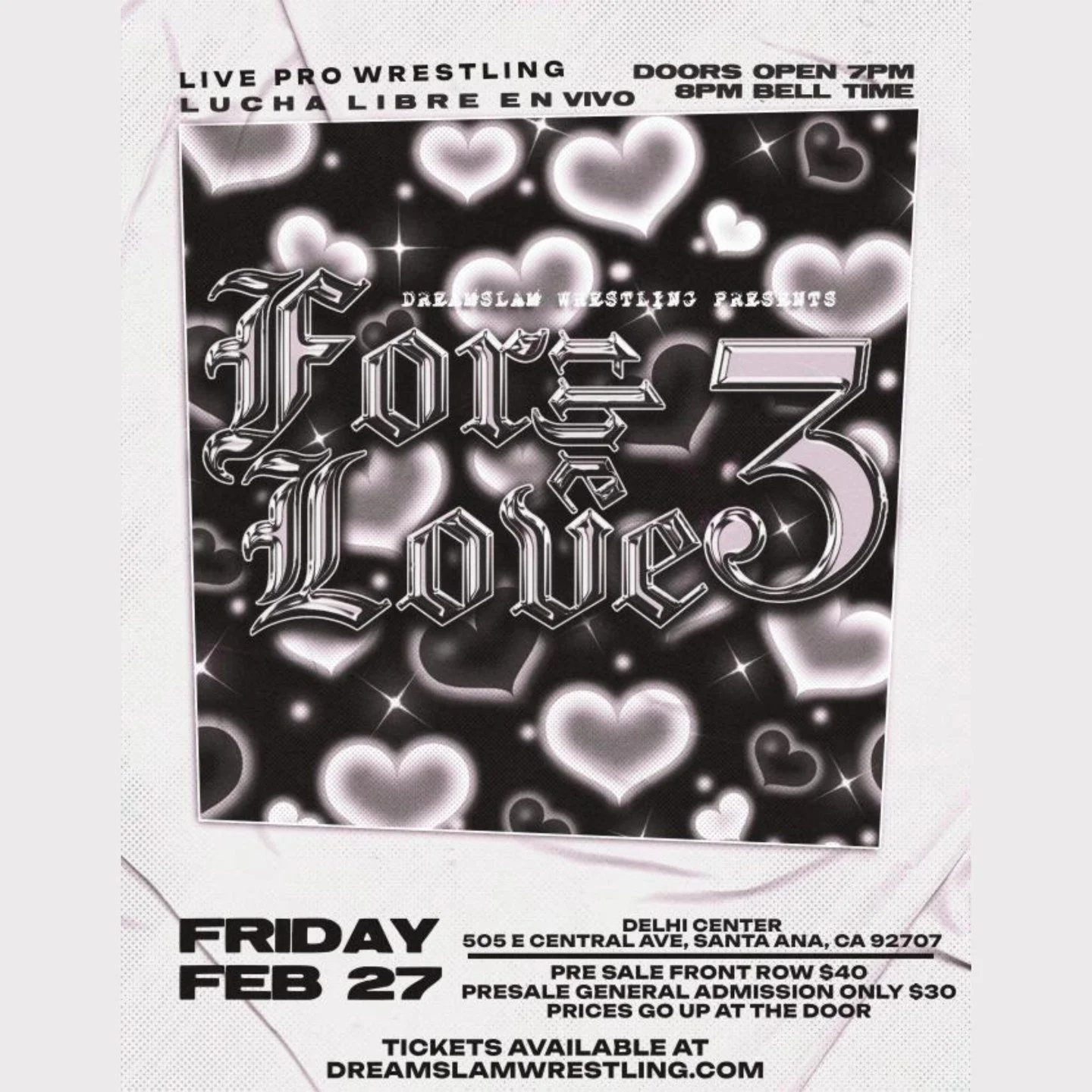 DreamSlam Wrestling presents For the Love 3