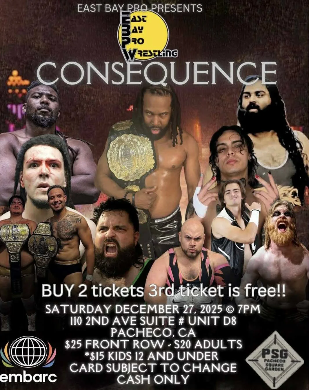 East Bay Pro Wrestling presents Consequence