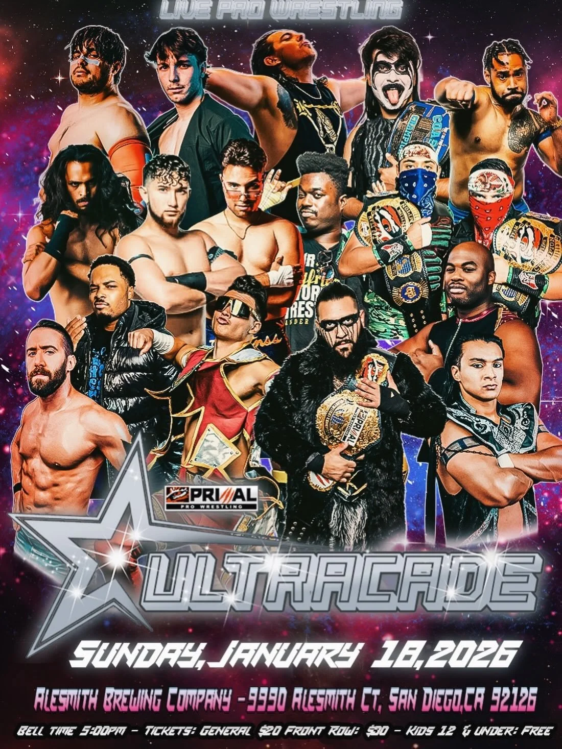 Primal Pro Wrestling presents Ultracade