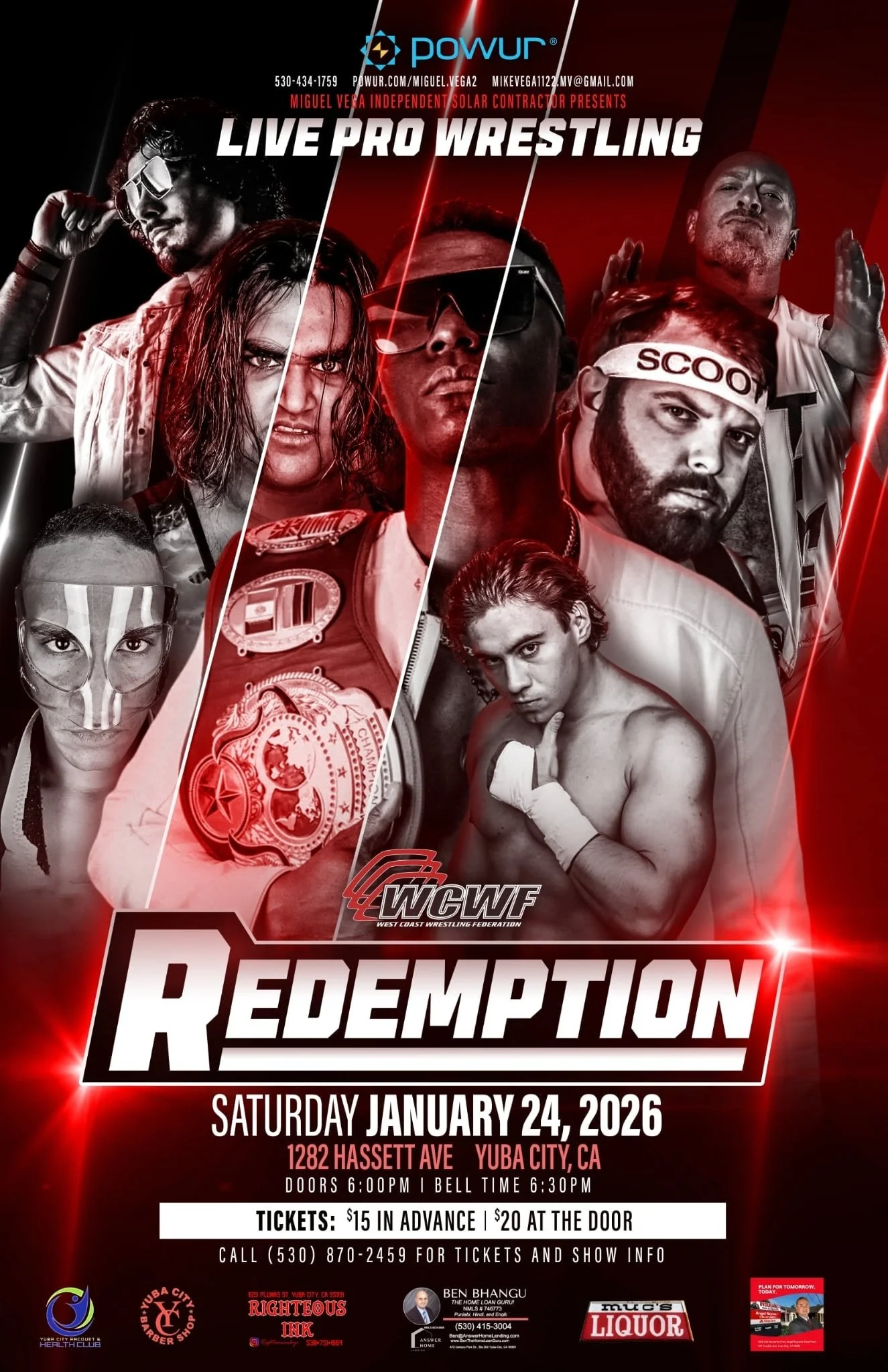 WestCoast Wrestling Federation presents Redemption