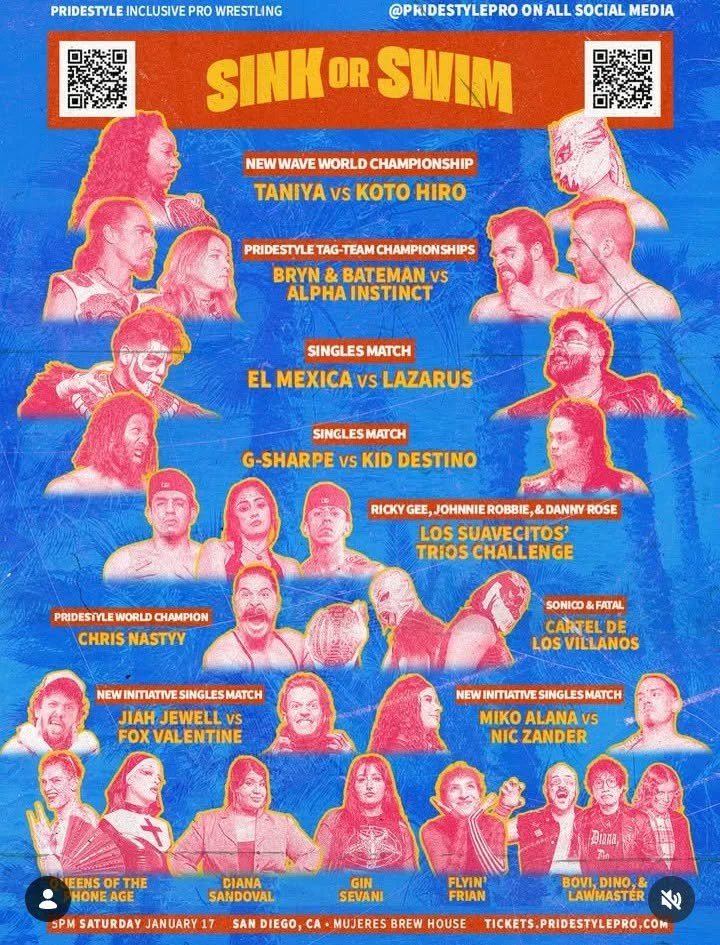 PrideStyle Pro Wrestling presents Sink or Swim