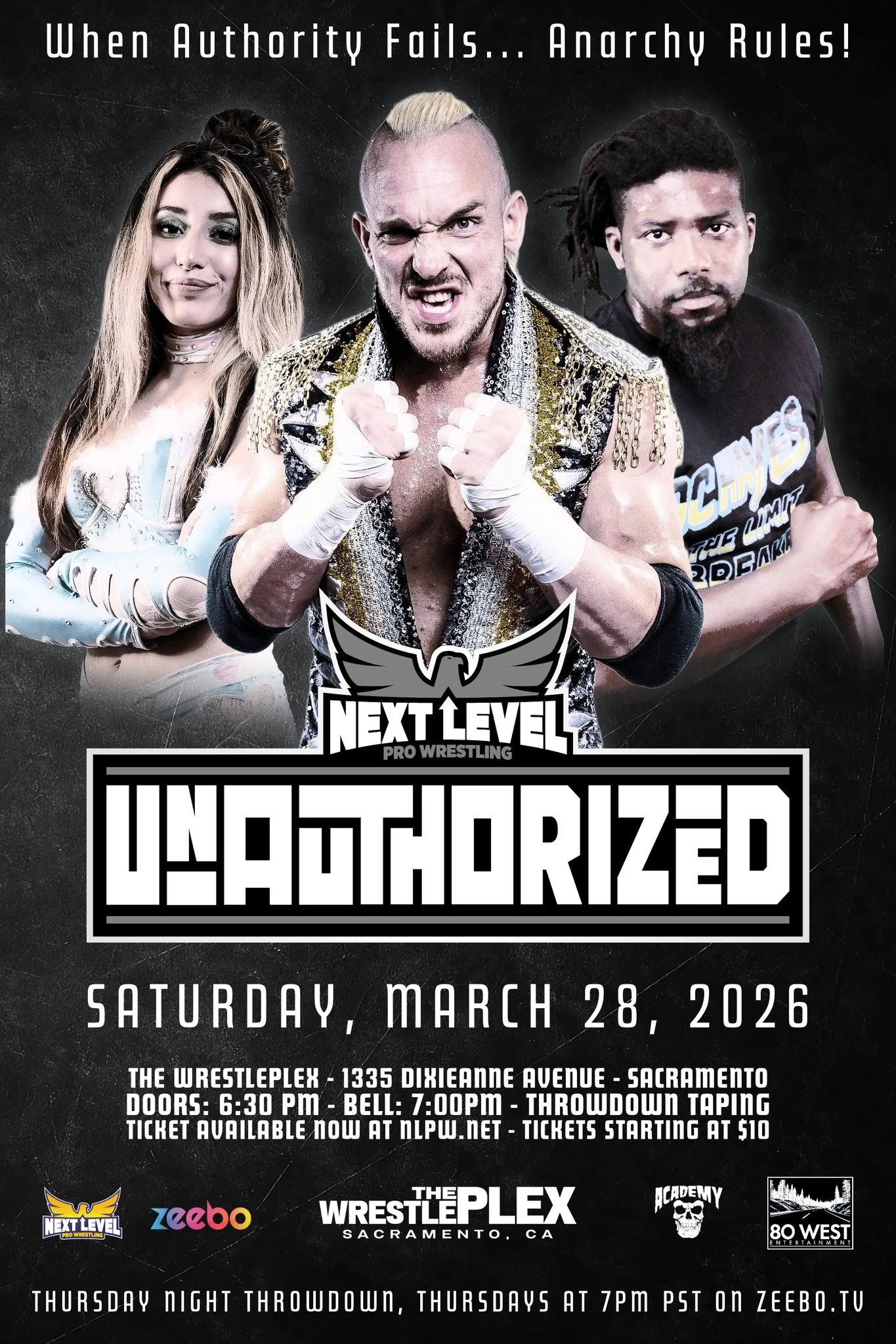 Next Level Pro Wrestling presents Unauthorized