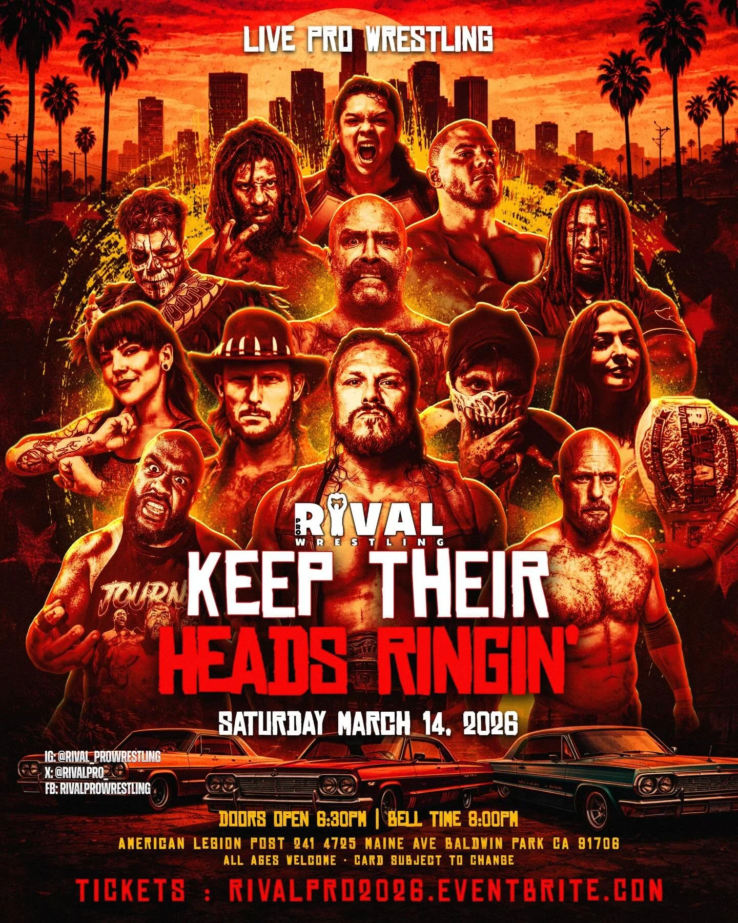 Rival Pro Wrestling presents Keep Their Heads Ringin'