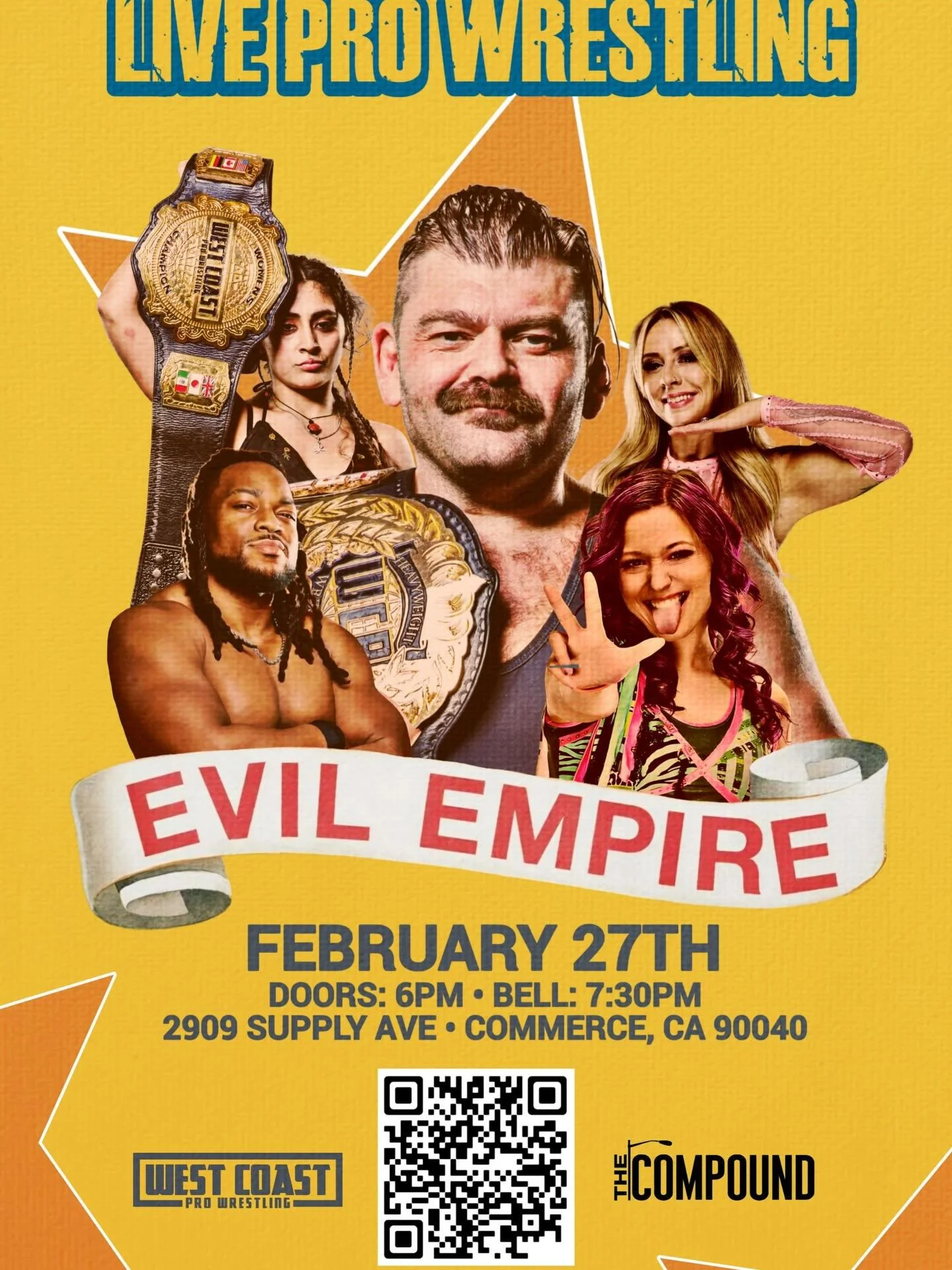 West Coast Pro Wrestling presents Evil Empire