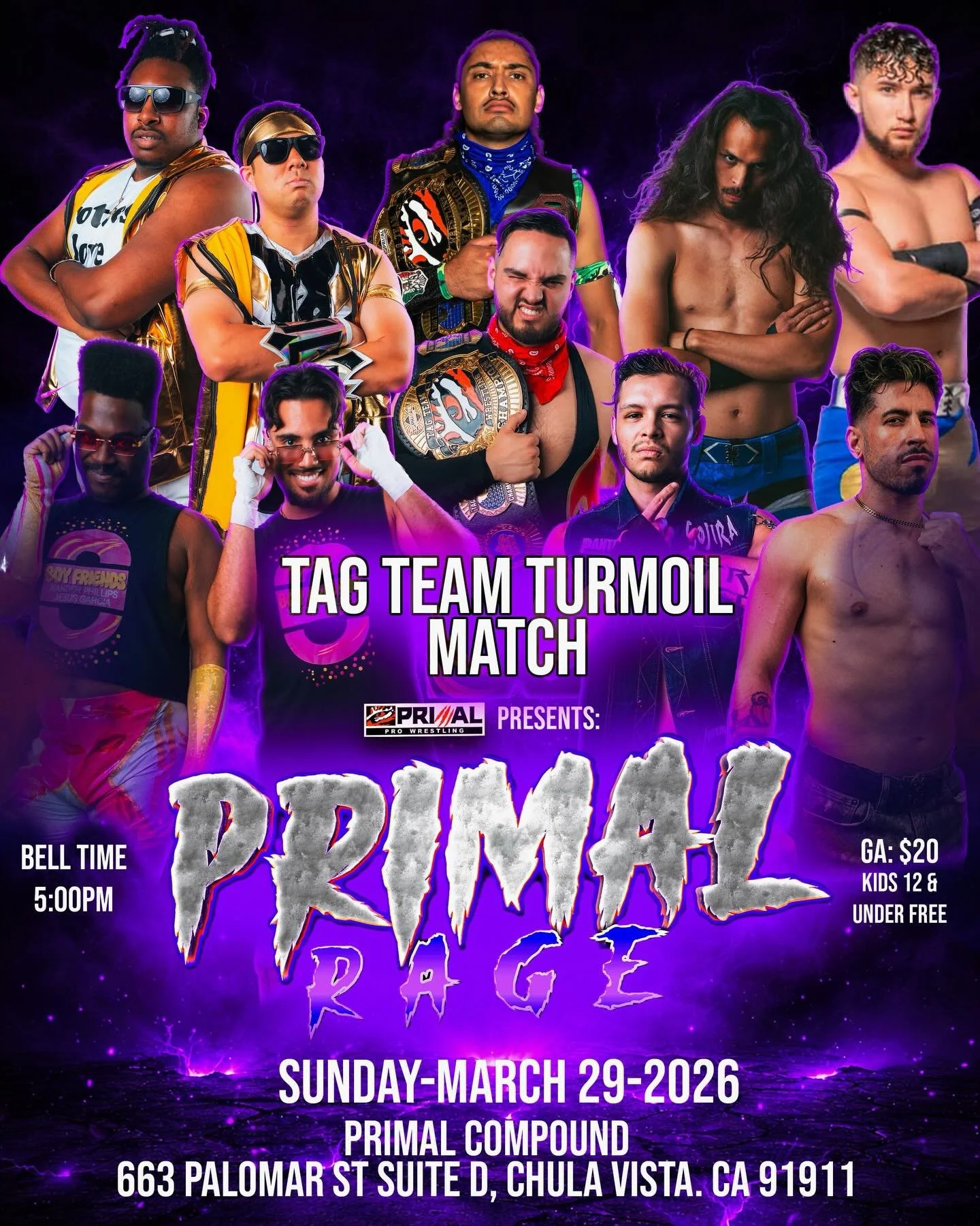 Primal Pro Wrestling presents Primal Rage