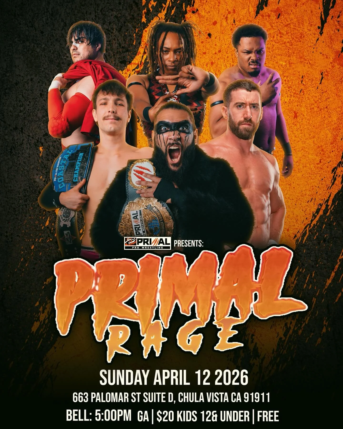 Primal Pro Wrestling presents Primal Rage