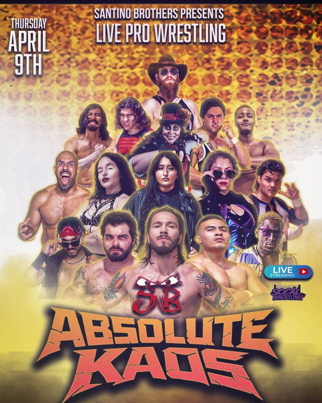 Santino Bros Wrestling presents Absolute Kaos