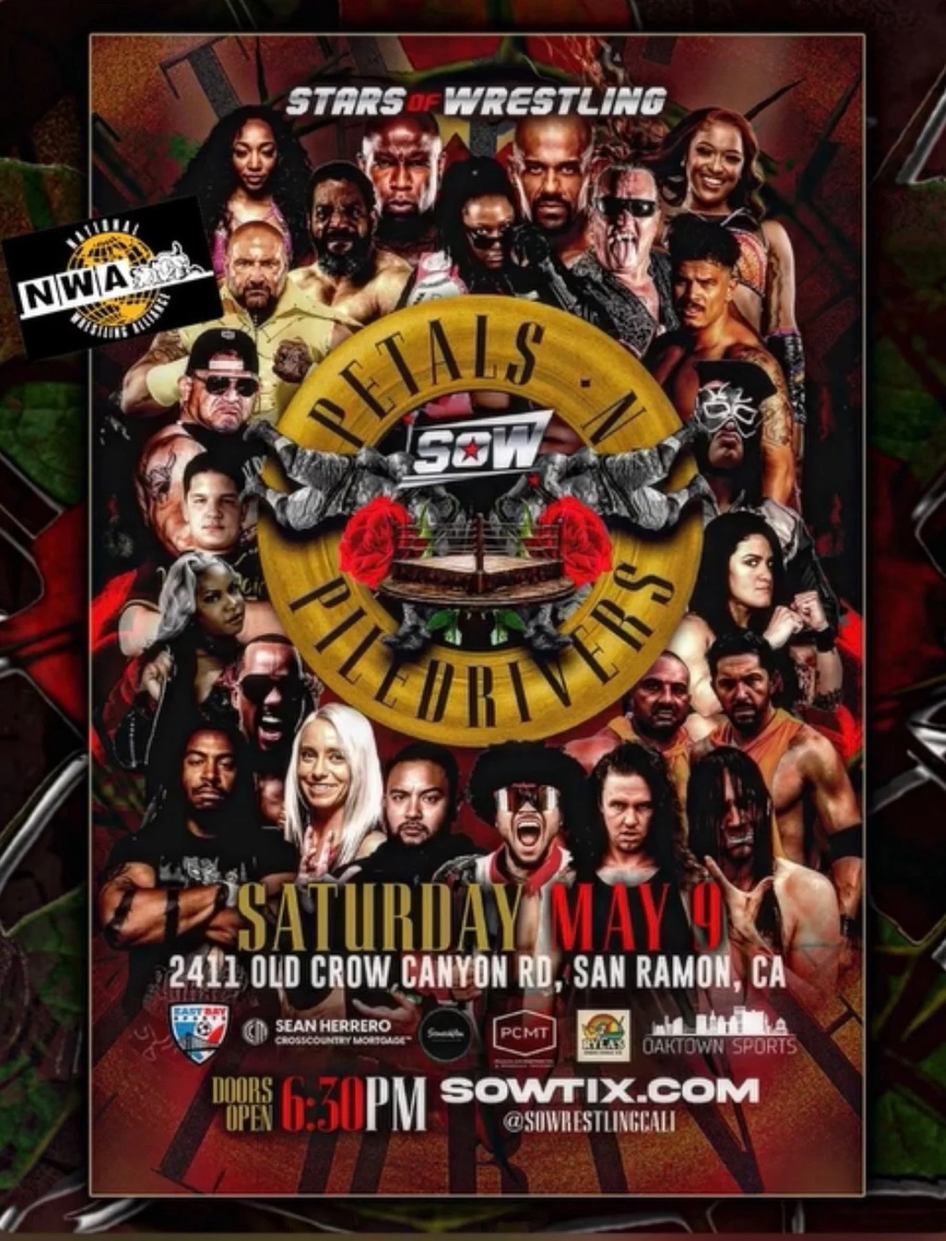 Stars of Wrestling presents Petals N' Piledrivers