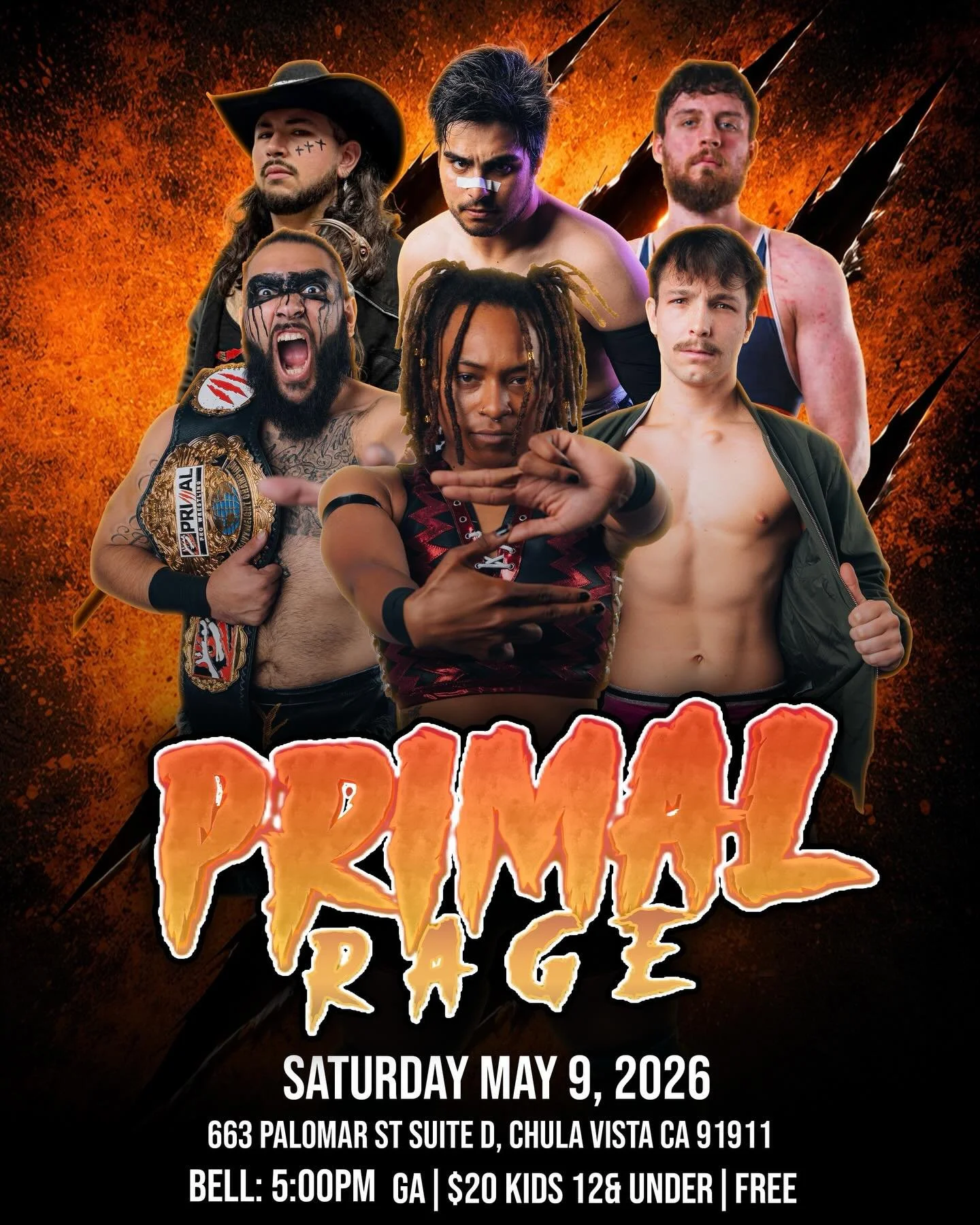 Primal Pro Wrestling presents Primal Rage