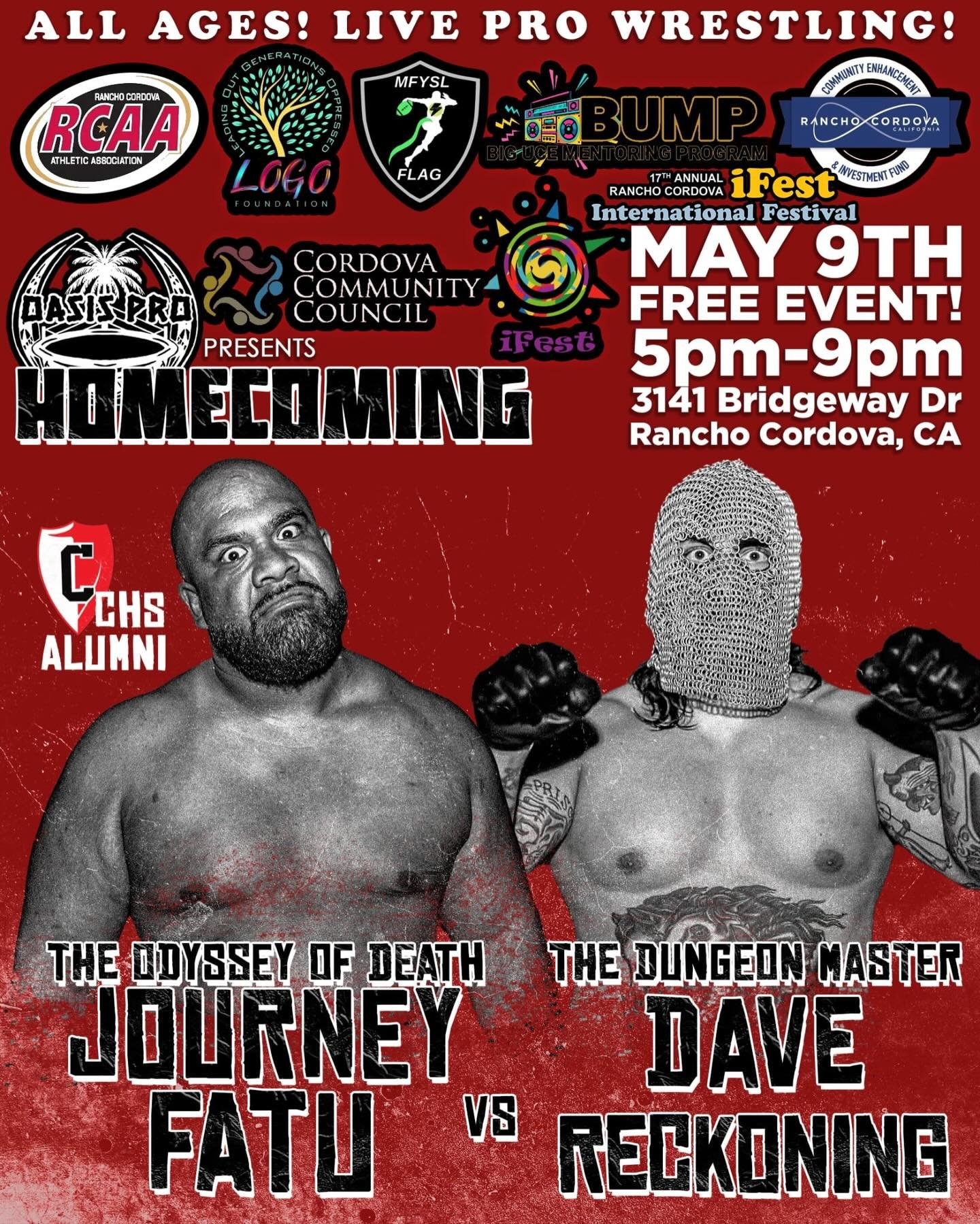 Oasis Pro Wrestling presents Homecoming