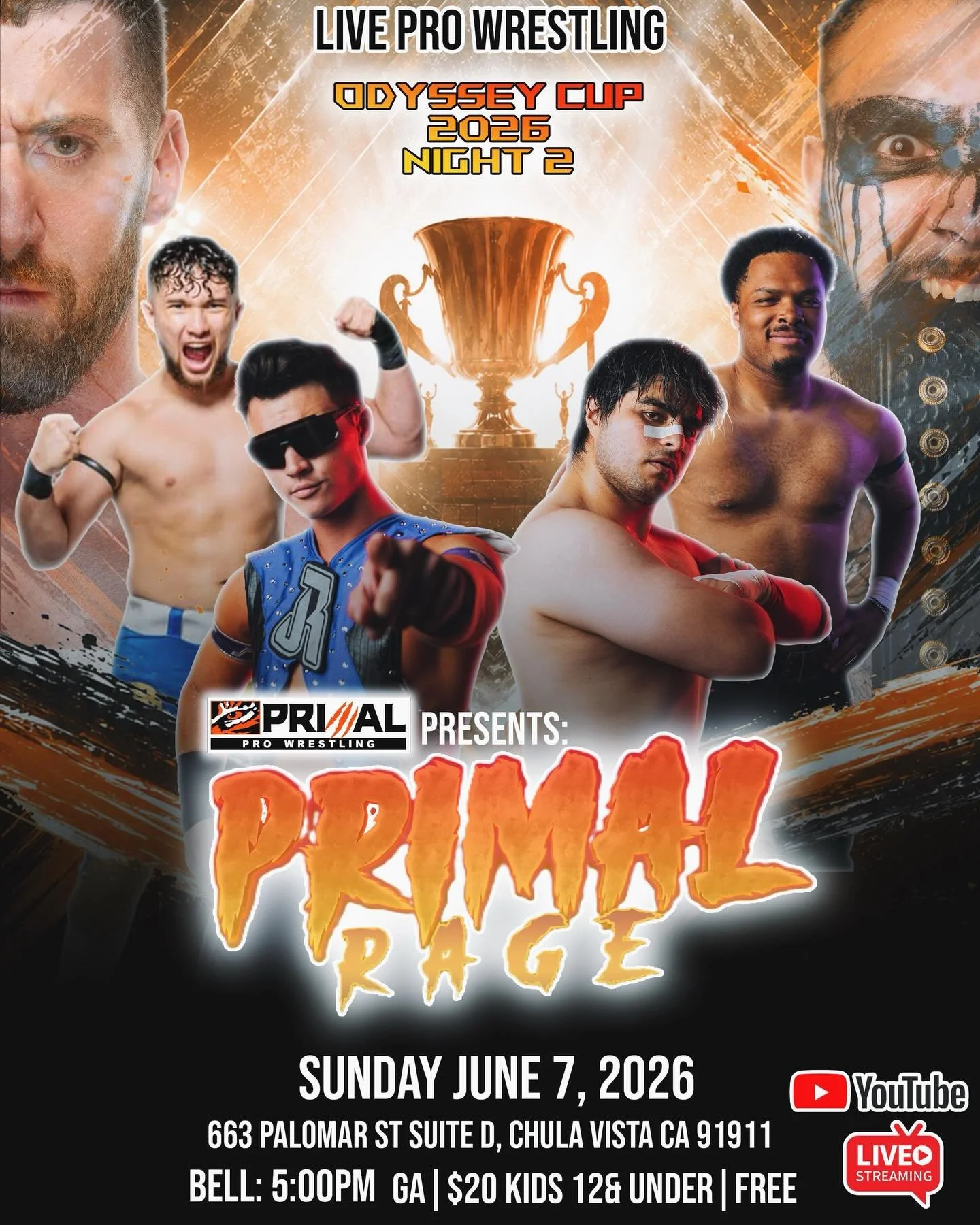 Primal Pro Wrestling presents Primal Rage