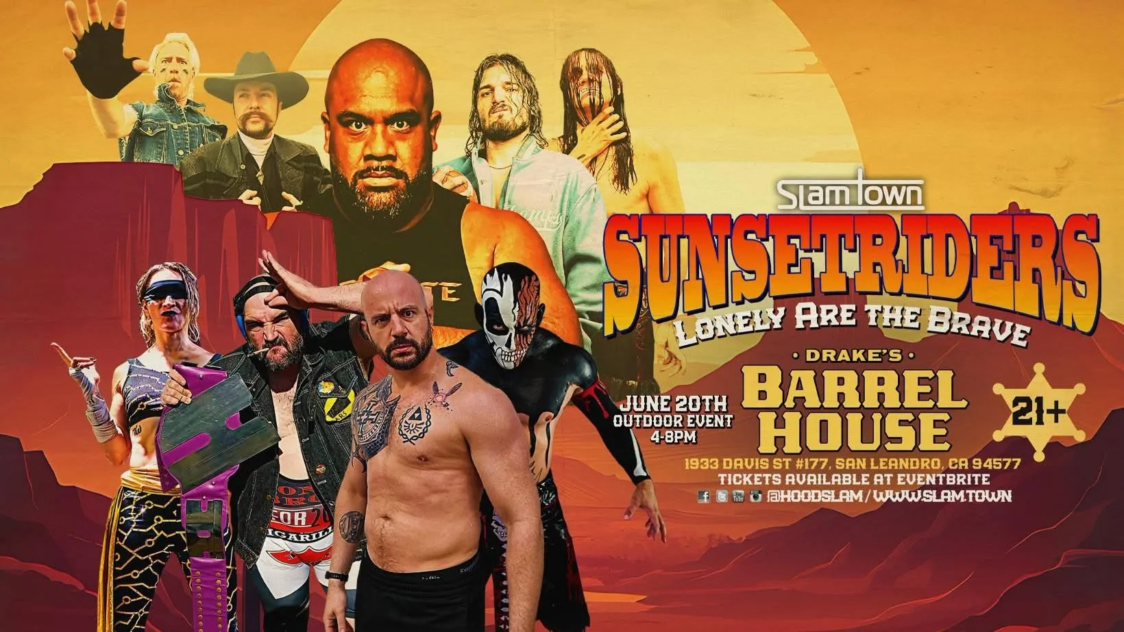 SlamTown presents Sunstriders Lonely are the Brave