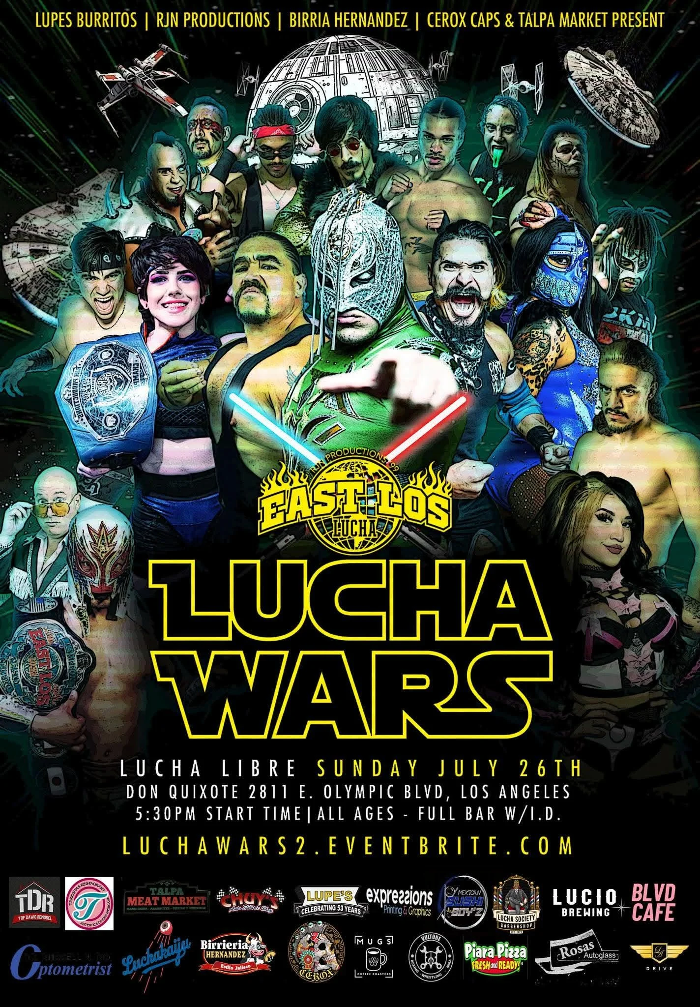 East Los Lucha presents Lucha Wars