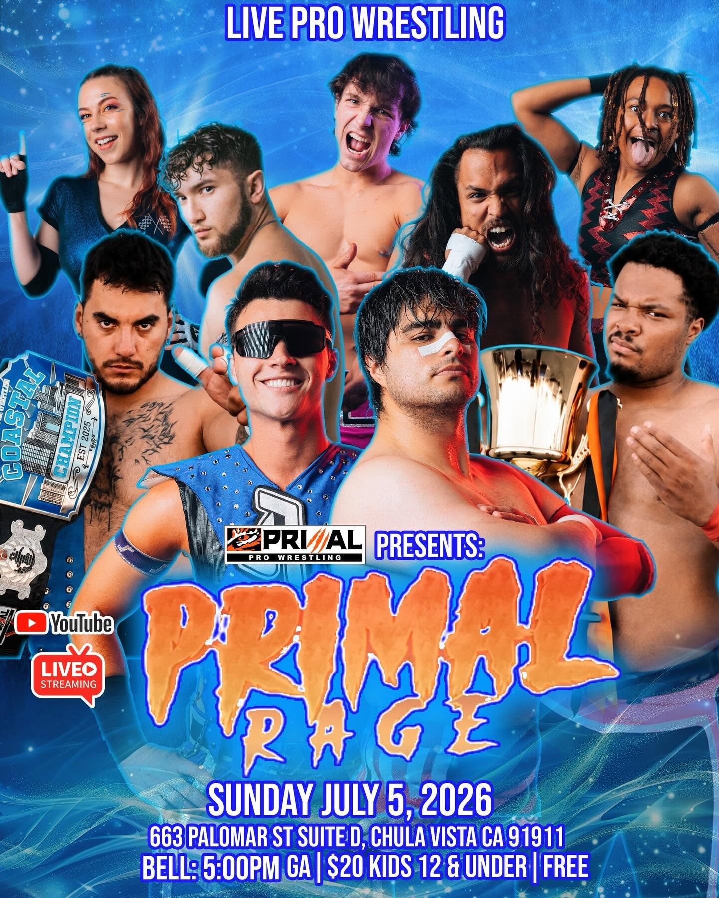 Primal Pro Wrestling presents Primal Rage