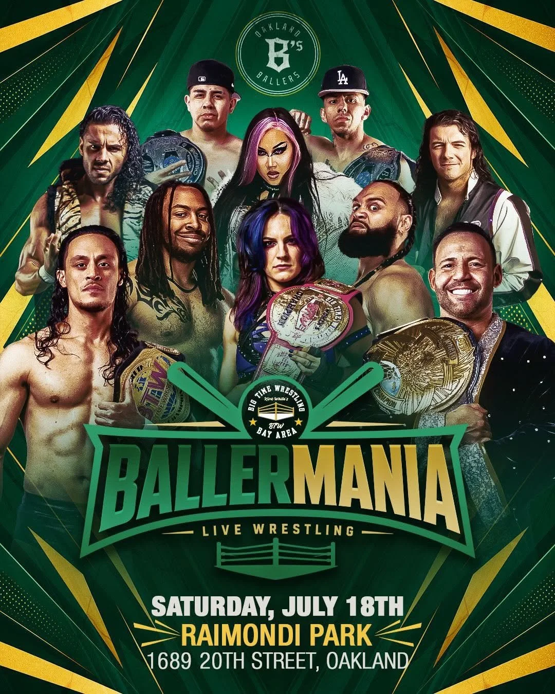 Big Time Wrestling presents BallerMania