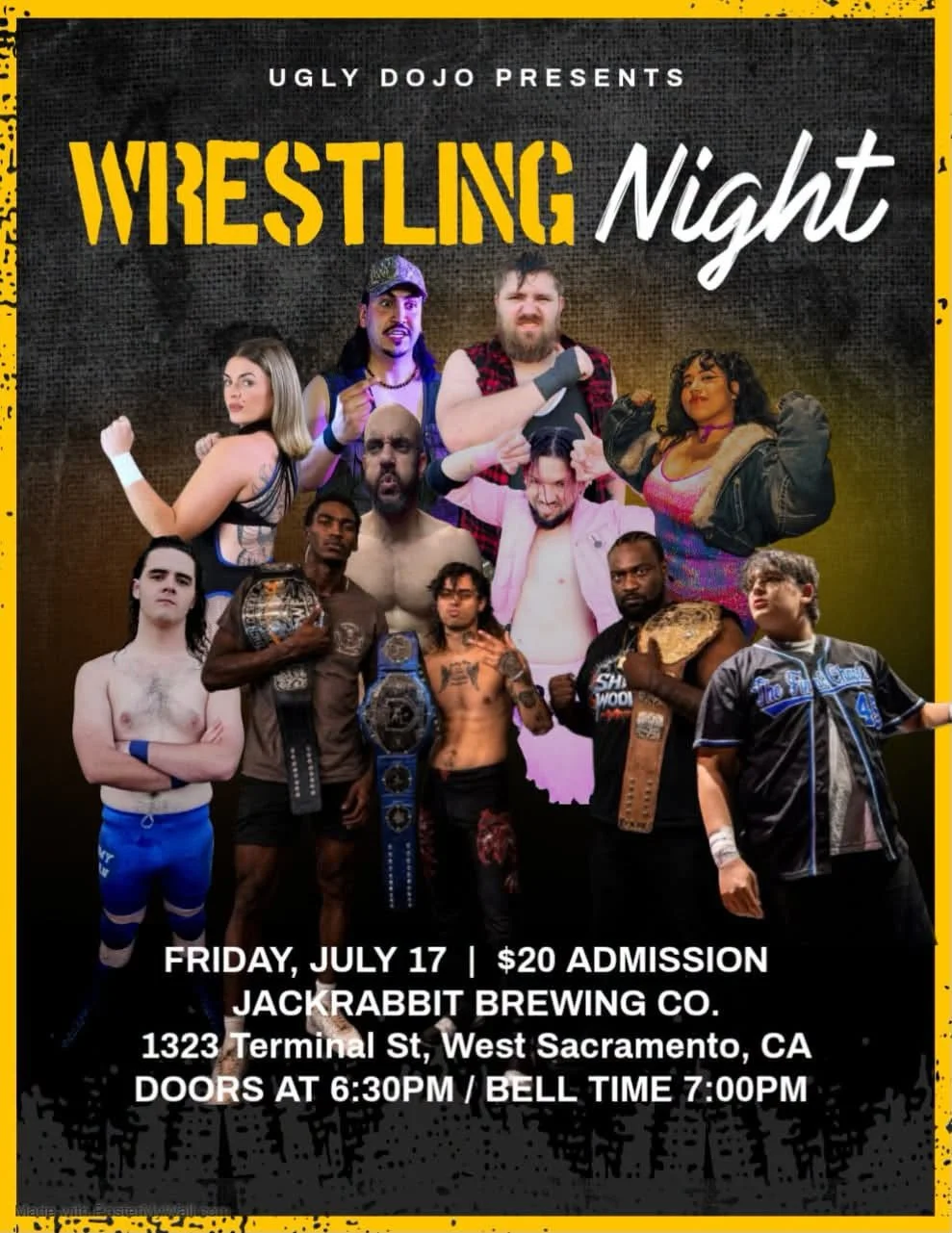 Ugly Dojo presents Wrestling Night