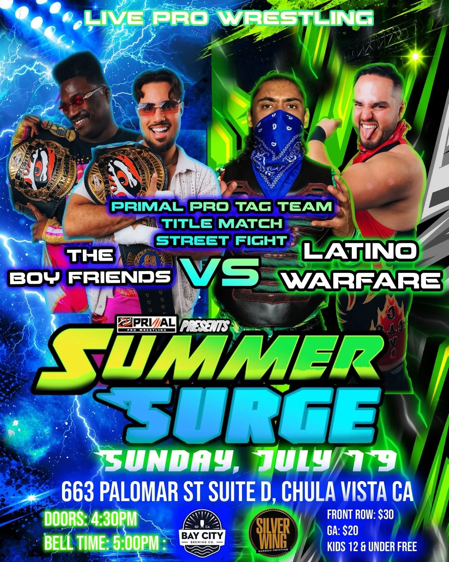 Primal Pro Wrestling presents Summer Surge