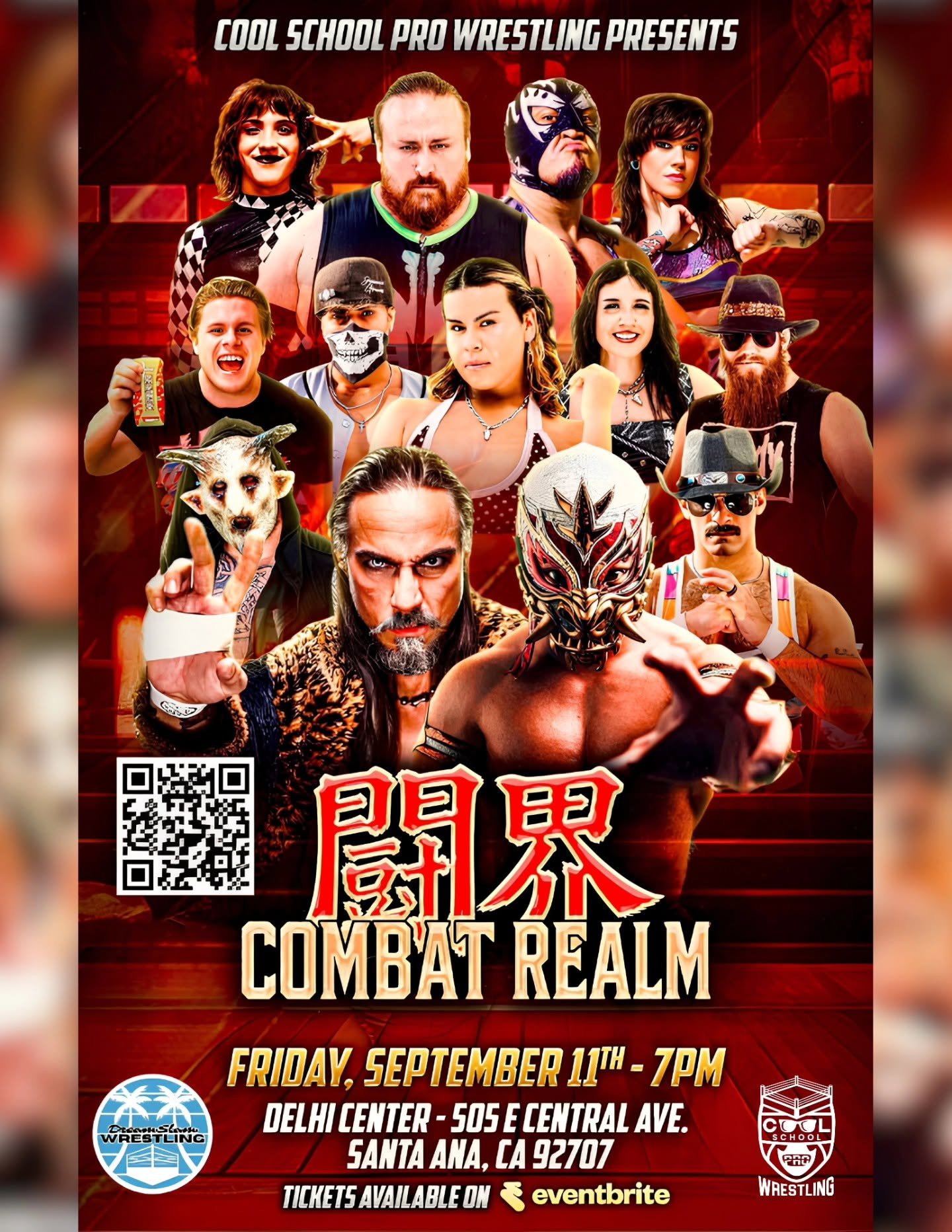 Cool School Pro Wrestling presents Combat Realm