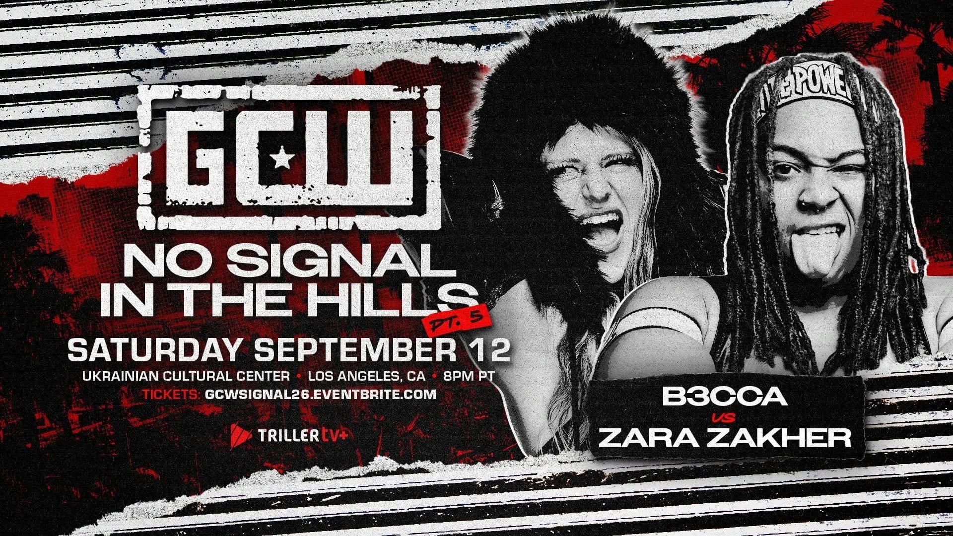 Game Changer Wrestling presents No Signal in the Hills