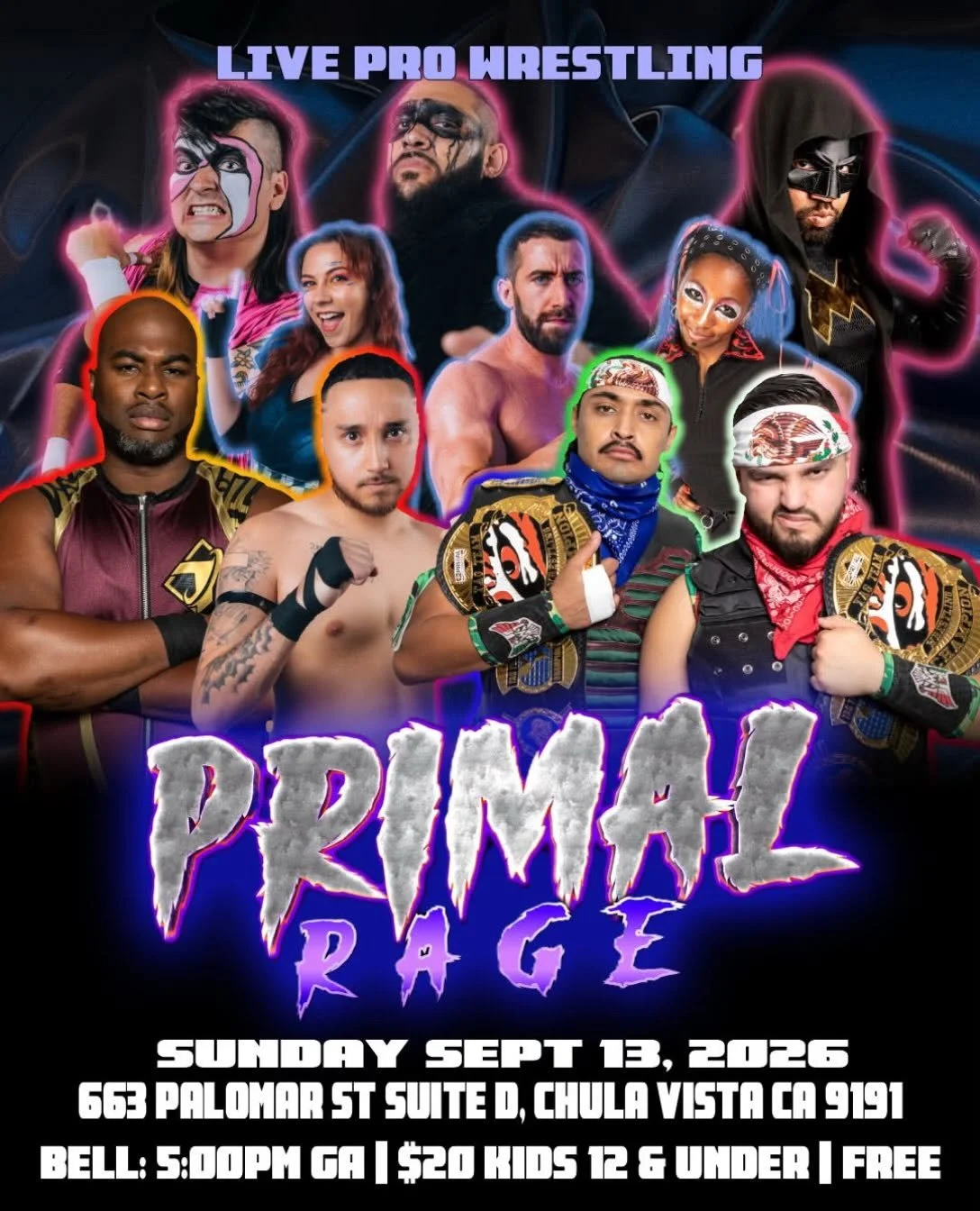 Primal Pro Wrestling presents Primal Rage