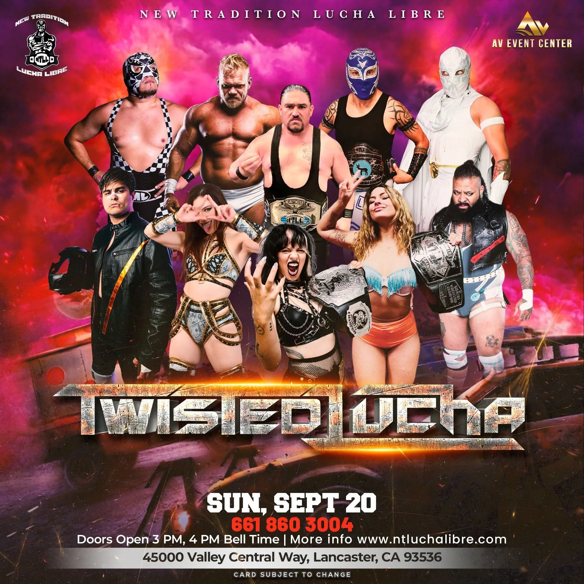 New Tradition Lucha Libre presents Twisted Lucha
