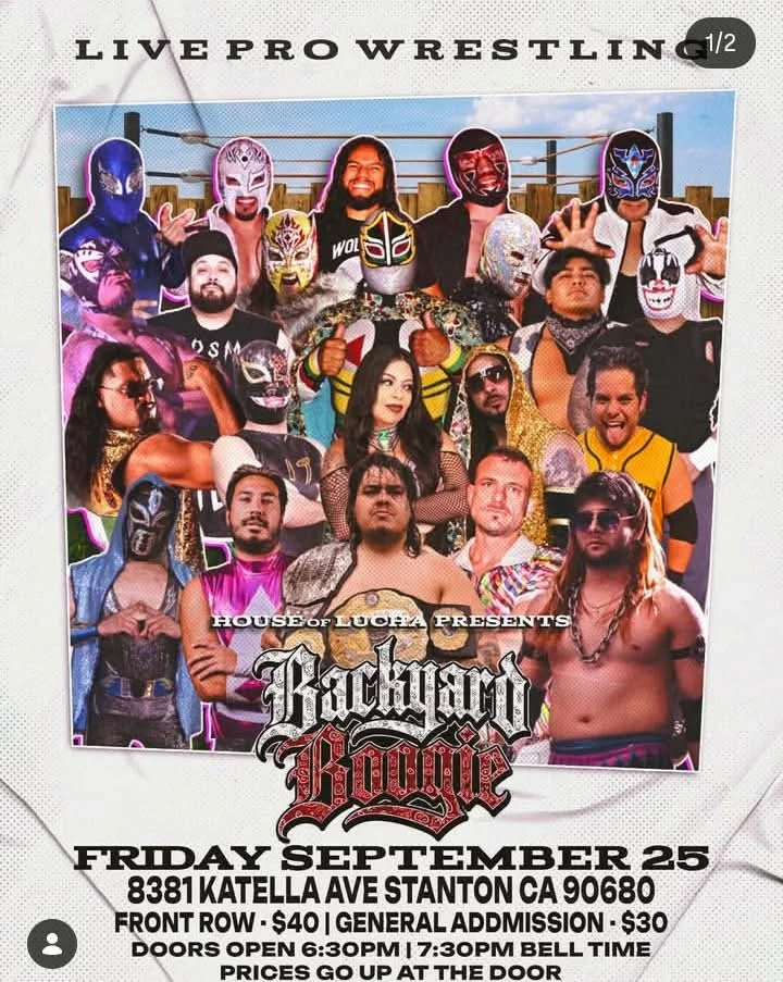 House of Lucha presents Backyard Bougie