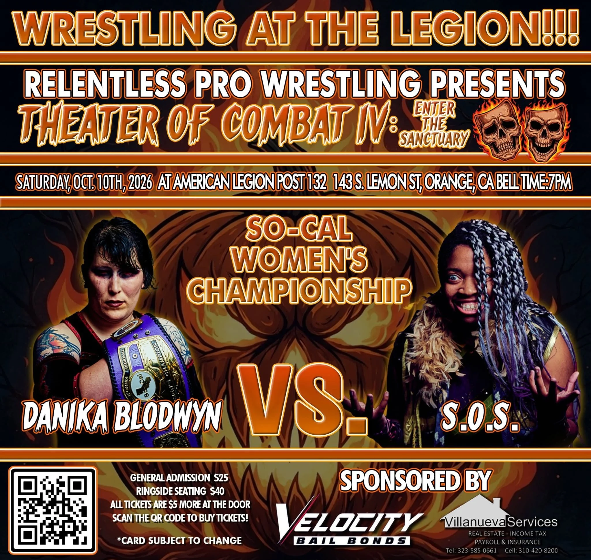 Relentless Pro Wrestling presents Theater of Combat IV