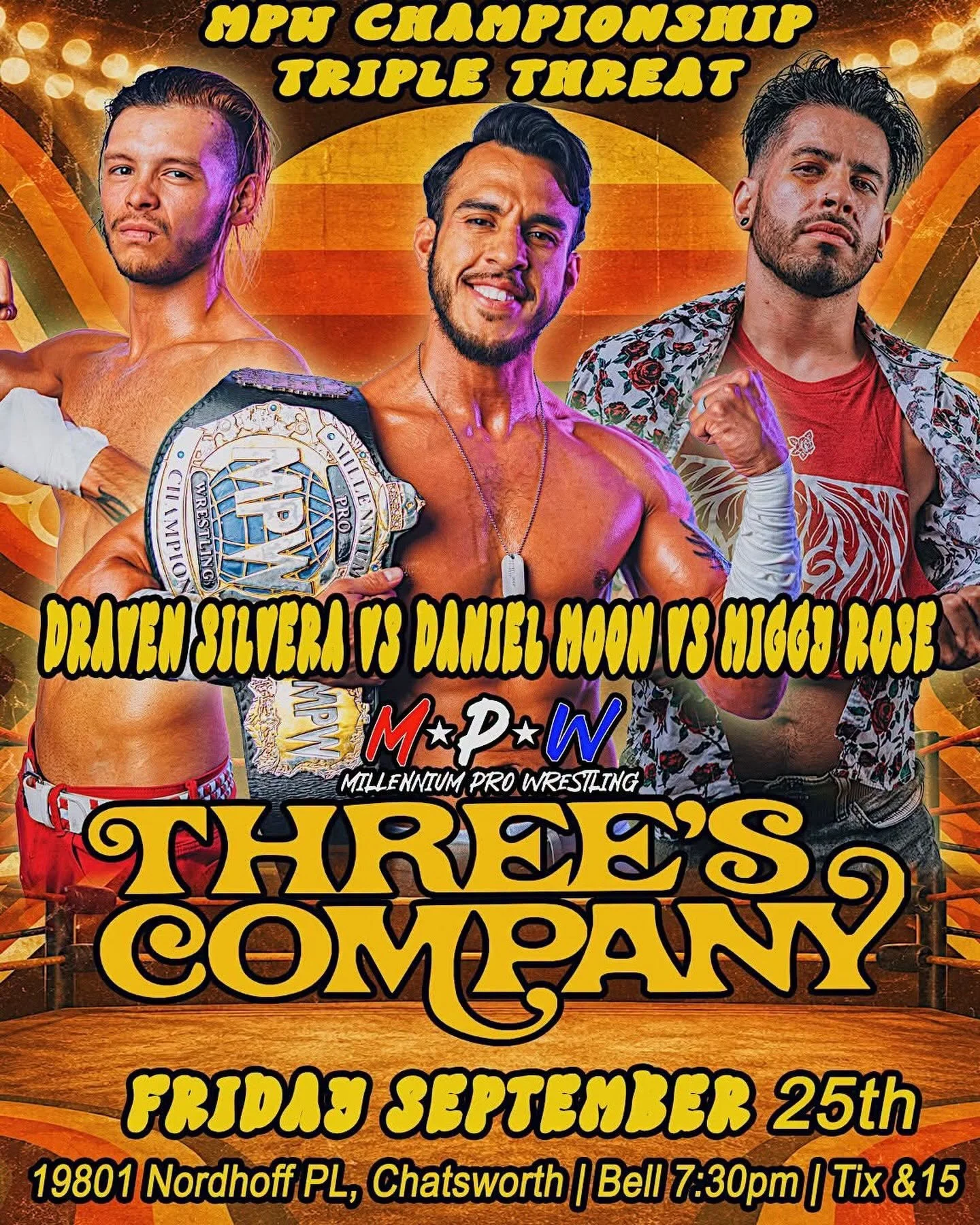 Millennium Pro Wrestling presents Three's Company