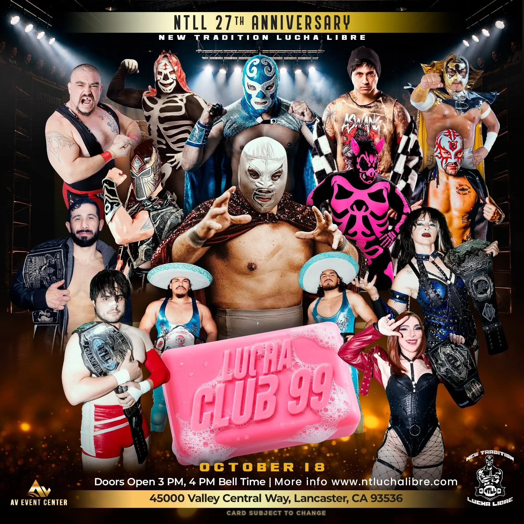 New Tradition Lucha Libre presents Lucha Club 99