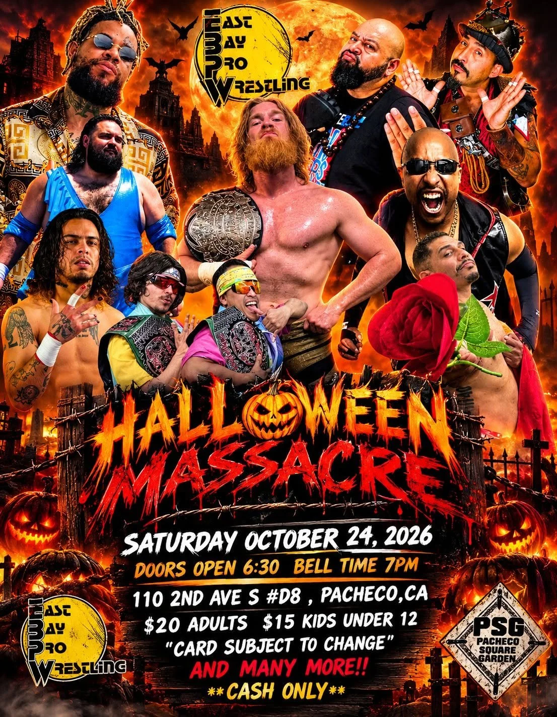 East Bay Pro Wrestling presents Halloween Massacre