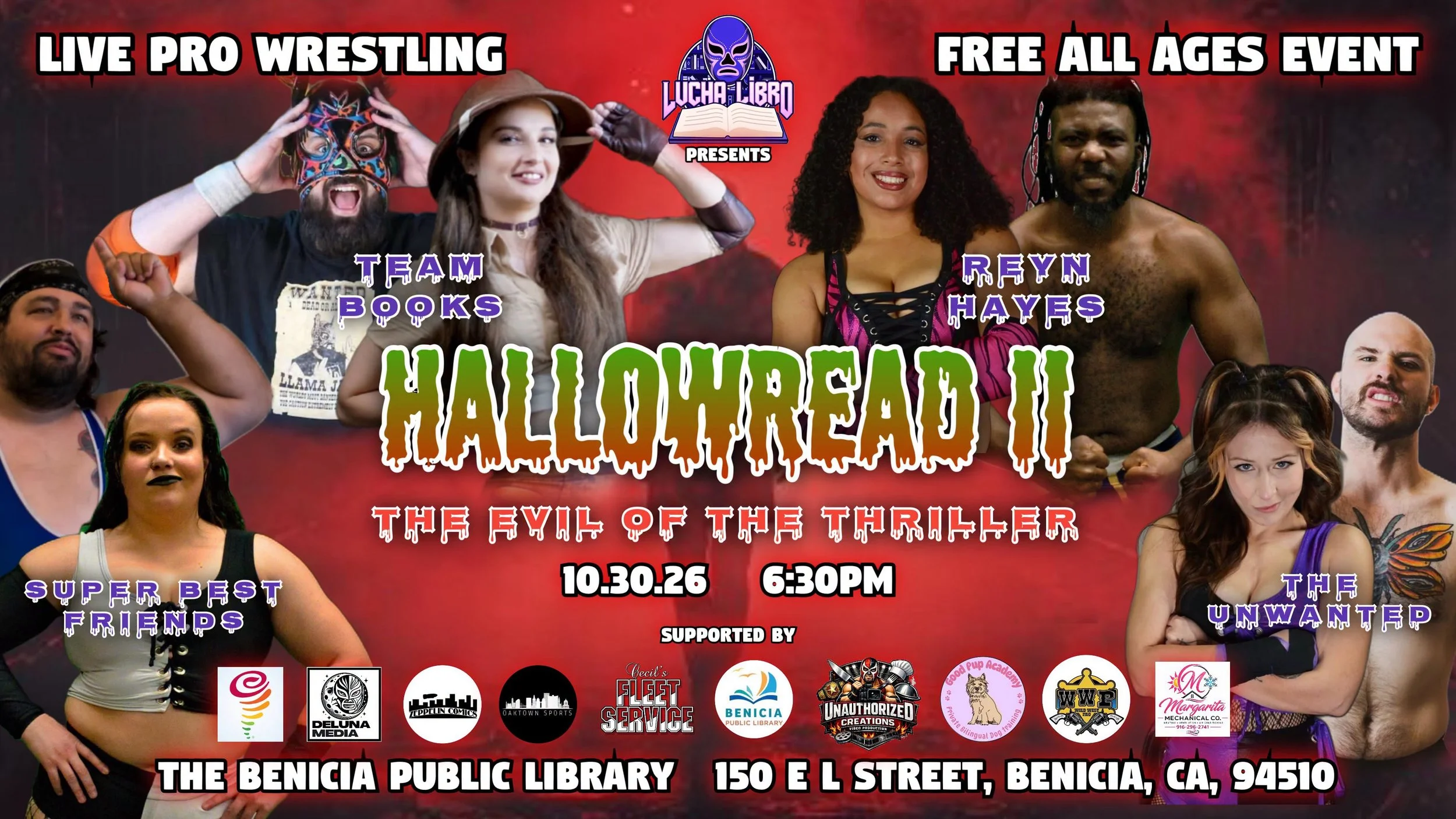 Lucha Libro presents Hallowread II