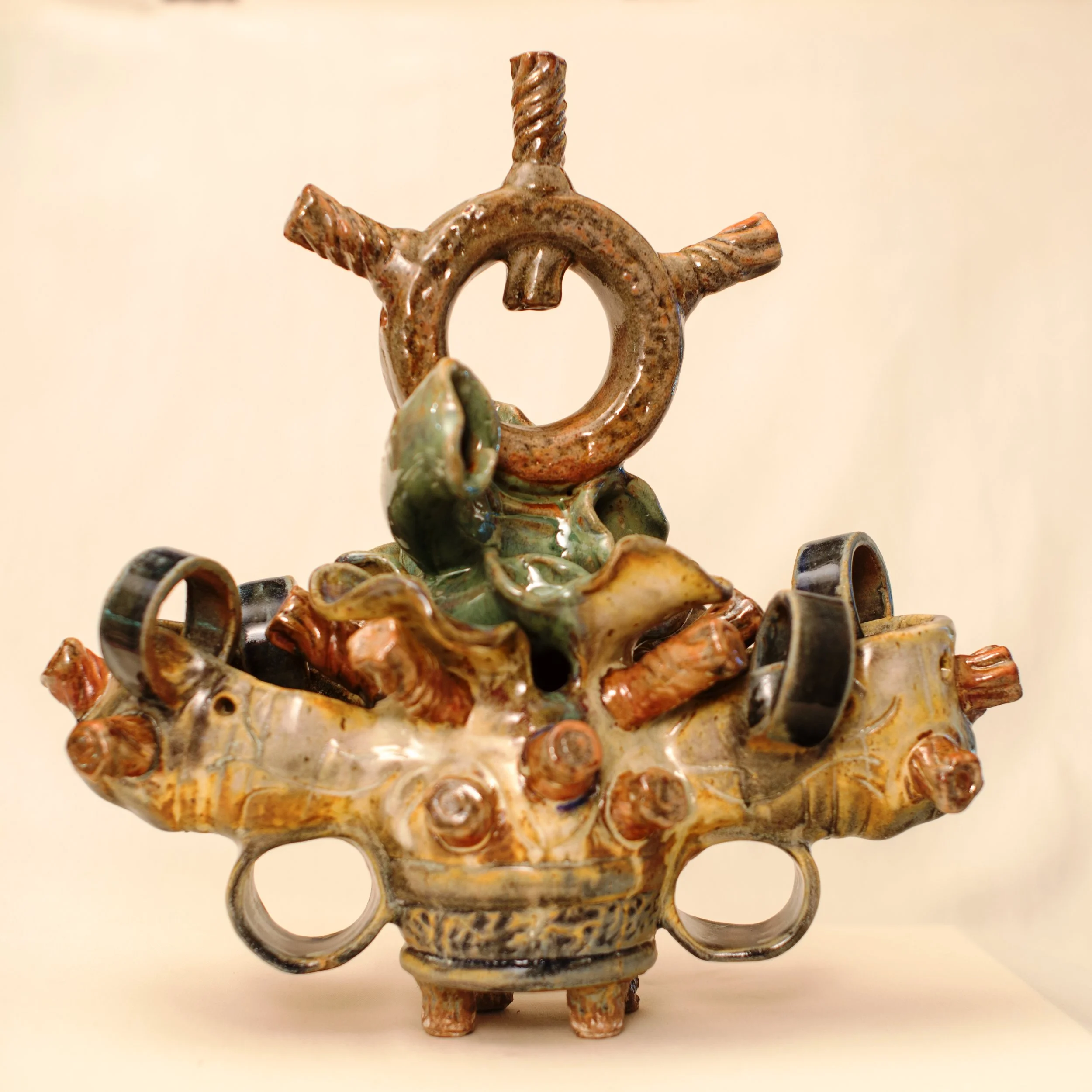  Floating Circular Forms, 15x15x6, 2017 