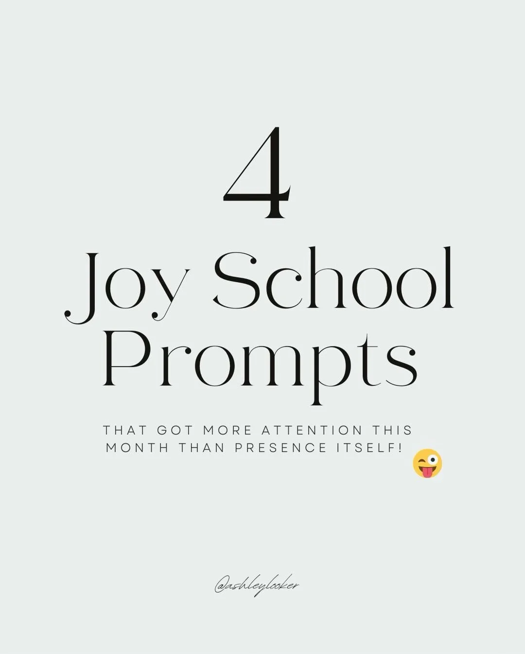 March brought many moments of presence and many moments of disassociation 😅 

One huge discovery many of the darlings inside Joy School made this month ⤵️

Presence isn&rsquo;t perfect, it&rsquo;s a constantly remembering and returning to yourself a