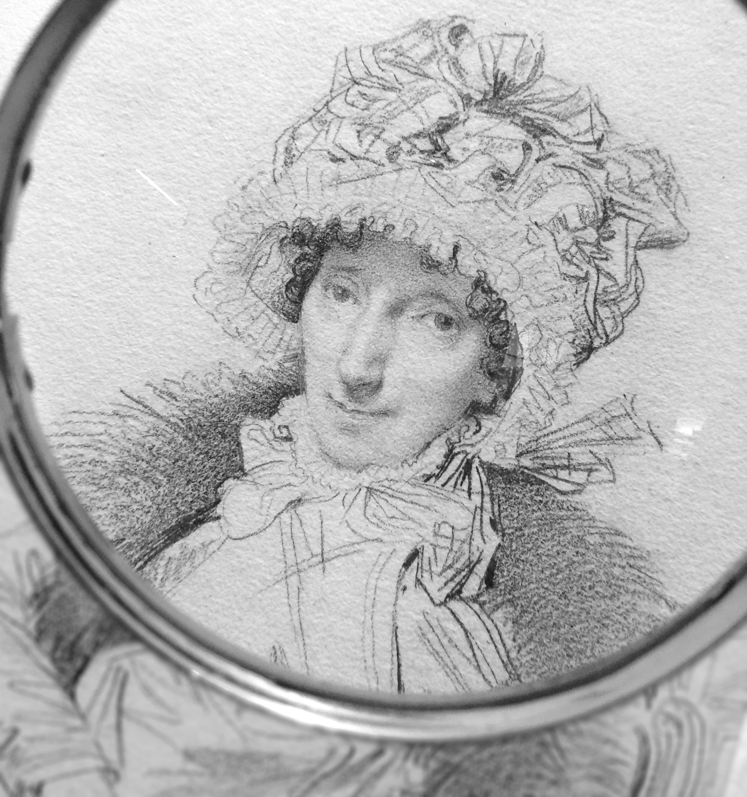 Victoria & Albert Museum V & A Compact Mirror with Designer Vintage Print