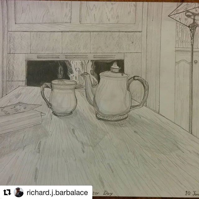 #Repost @richard.j.barbalace (@get_repost)
・・・
&quot;Winter Day&quot;, depicting our home over a week ago during the holiday freeze.  My first sketch with #neolucidaxl.