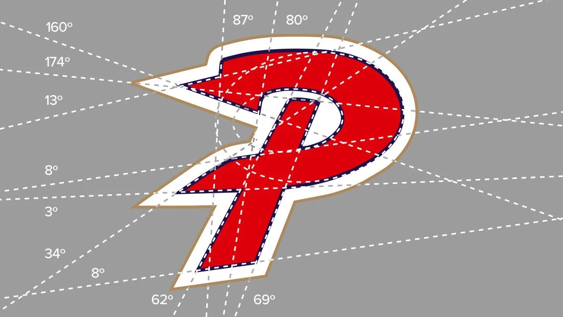 Geometry of current Penfield Little League logo in Rochester, New York