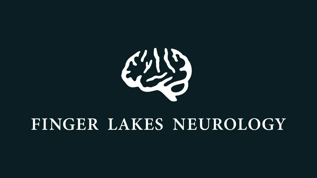 Finger Lakes Neurology logo design by Insomniac Studios copyright 2025