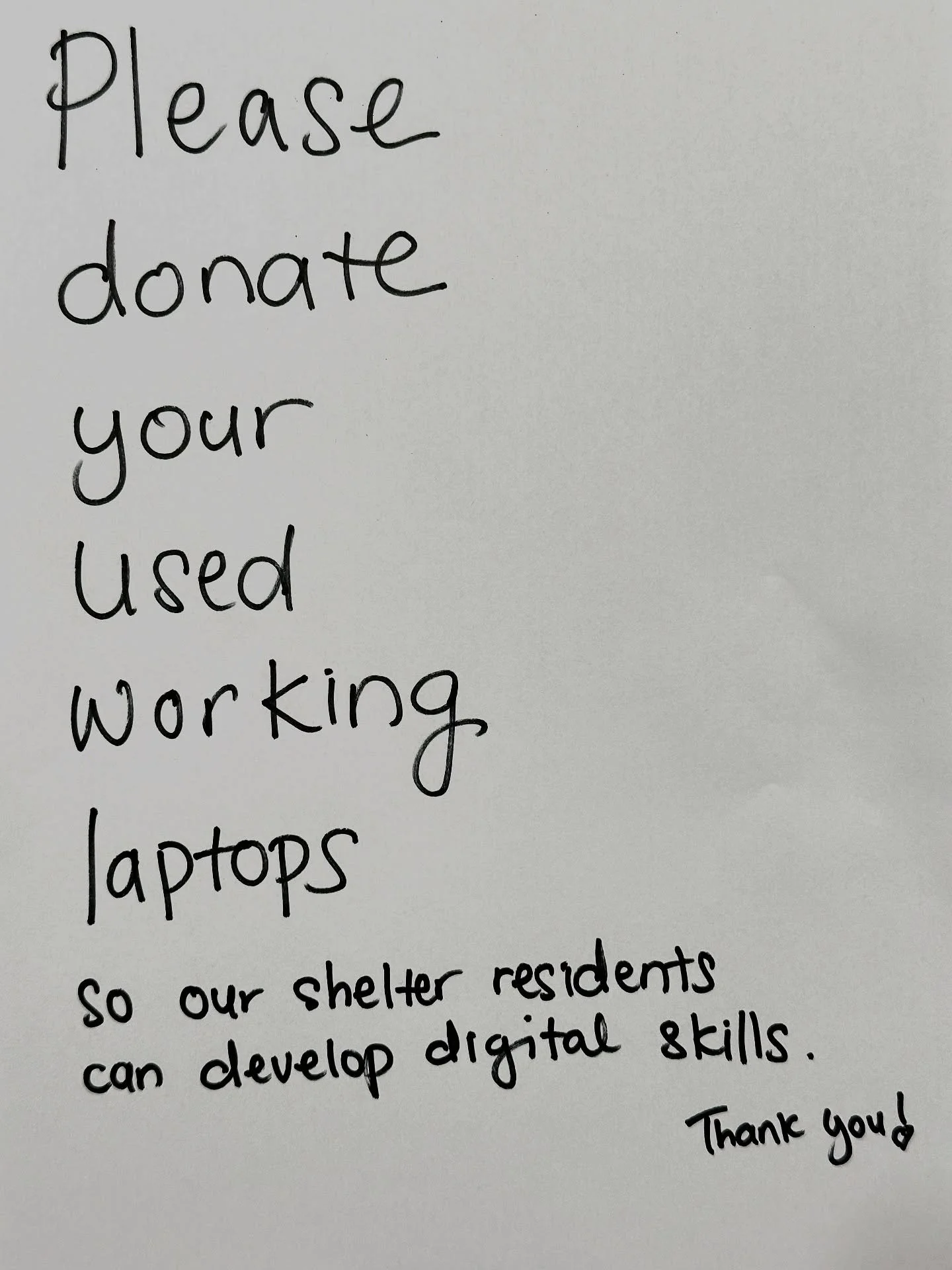 Have a working laptop you no longer need? 💻
Donate it to HOME&rsquo;s Migrant Women&rsquo;s Crisis Shelter!

We run regular computer workshops as part of our residents&rsquo; empowerment journey, helping them develop digital skills, stay engaged, an