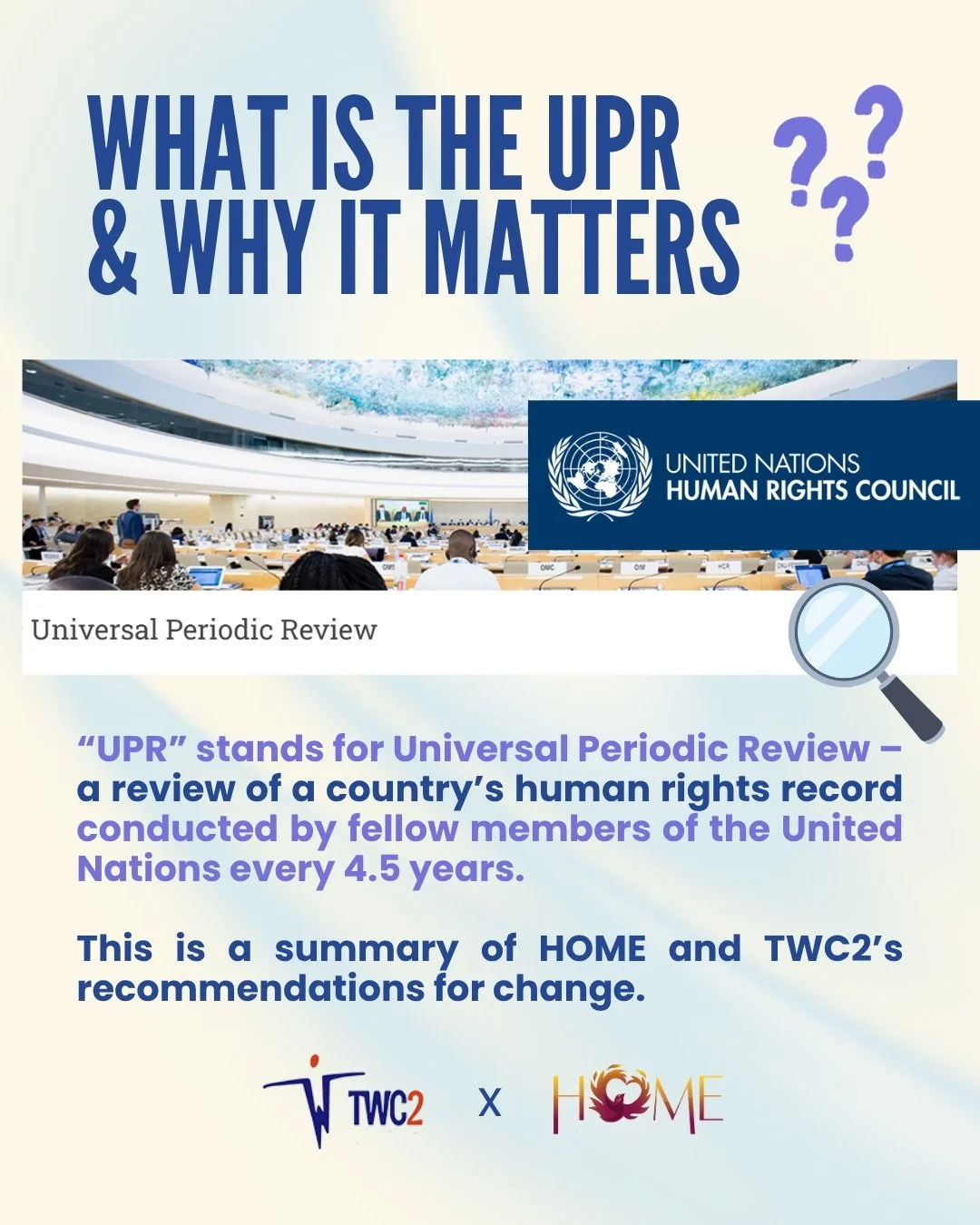 Singapore, a UN member state, will undergo the Universal Periodic Review (UPR) today (12 May 2026). The UPR is a United Nations (@unitednations) process where member states review each other&rsquo;s human rights records and recommendations (catch the