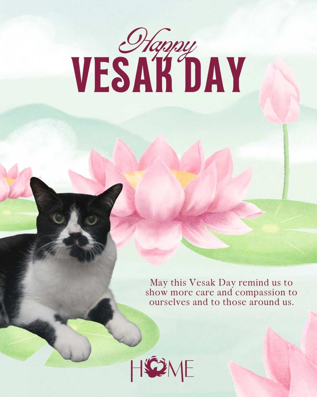 Wishing a peaceful and meaningful Vesak Day to all who celebrate, especially the migrant brothers and sisters celebrating this occasion far from home.

Observed by many migrant workers from South Asian, Southeast Asian, Tibetan and Mongolian communit