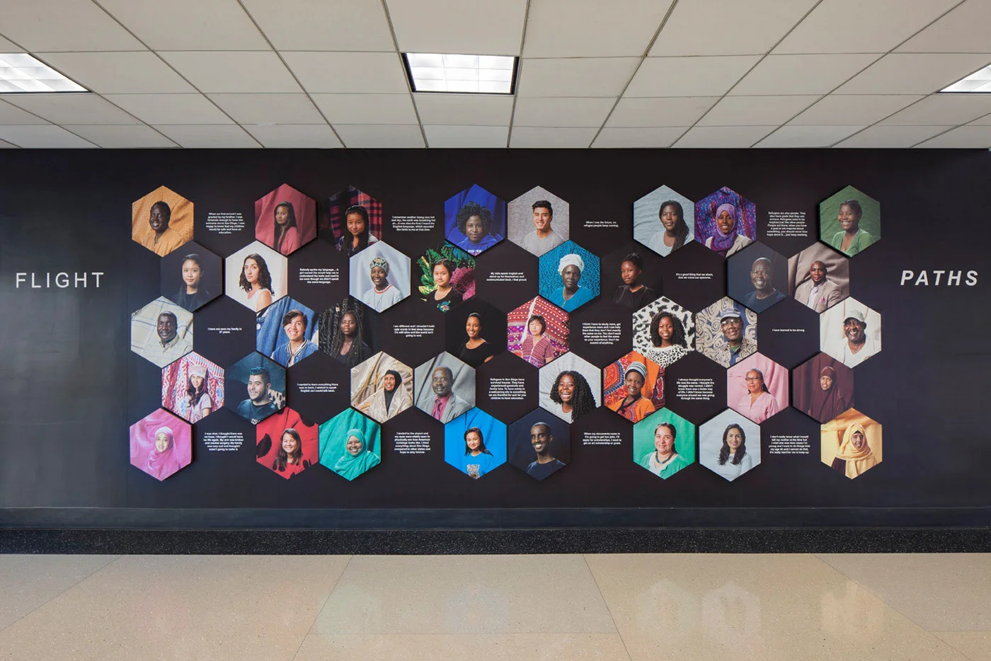 FLIGHT + PATHS, THE AjA PROJECT, 2015-2016 San Diego INTERNATIONAL AIRPORT