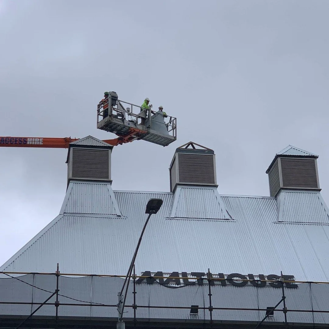Malthouse Theatre Project.
Kiln roof, final stage of our roofing works has now been completed.

#suninstallations
#roofingmelbourne
#metalroofing 
#roofingcompany 
#melbourne 
#constructionlife 
#roofing