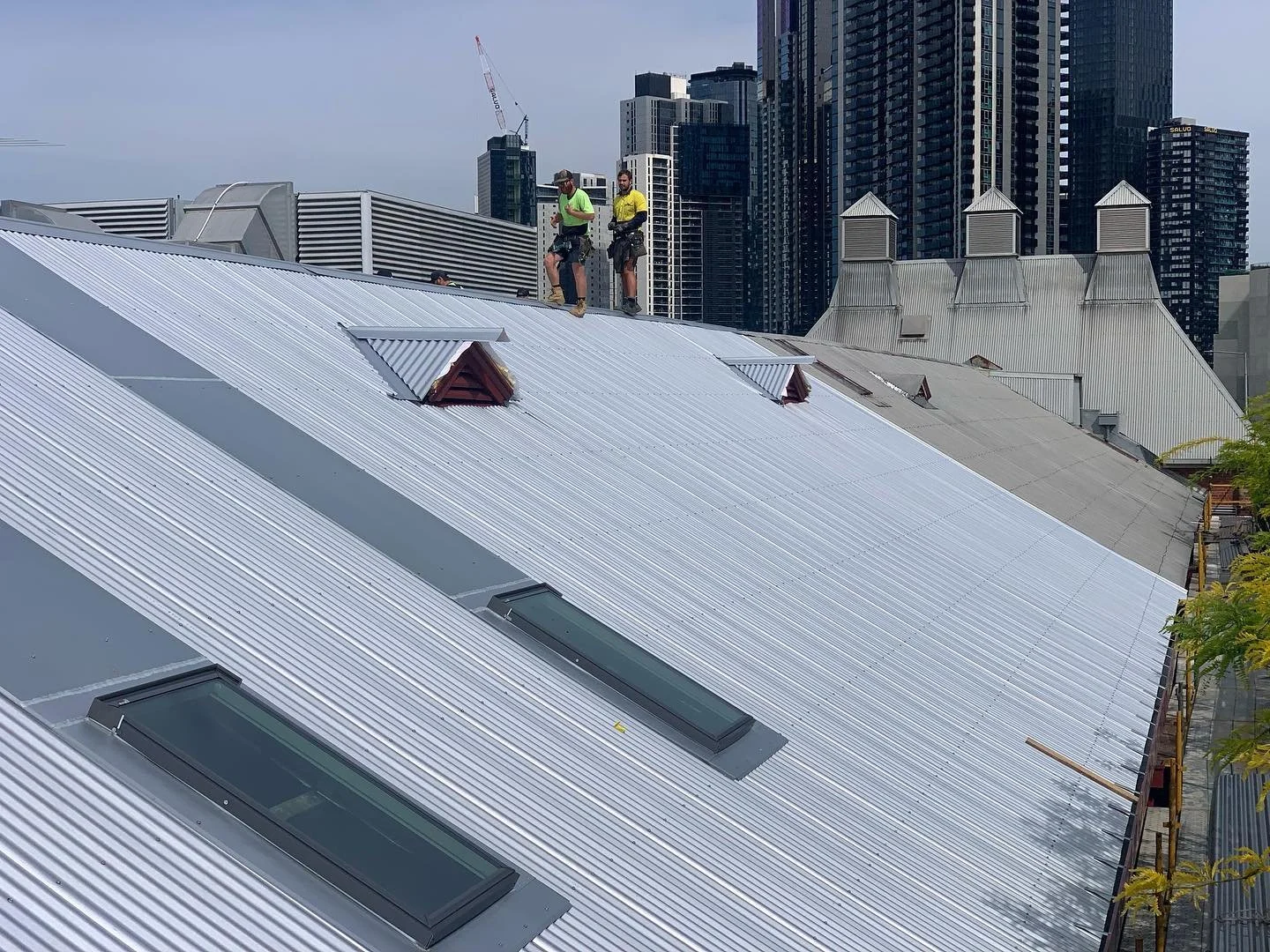 Malthouse Theatre 
Roof replacement new &amp; old
Works on going.

#roofingmelbourne
#metalroofing
#roofing
#roofingcompany