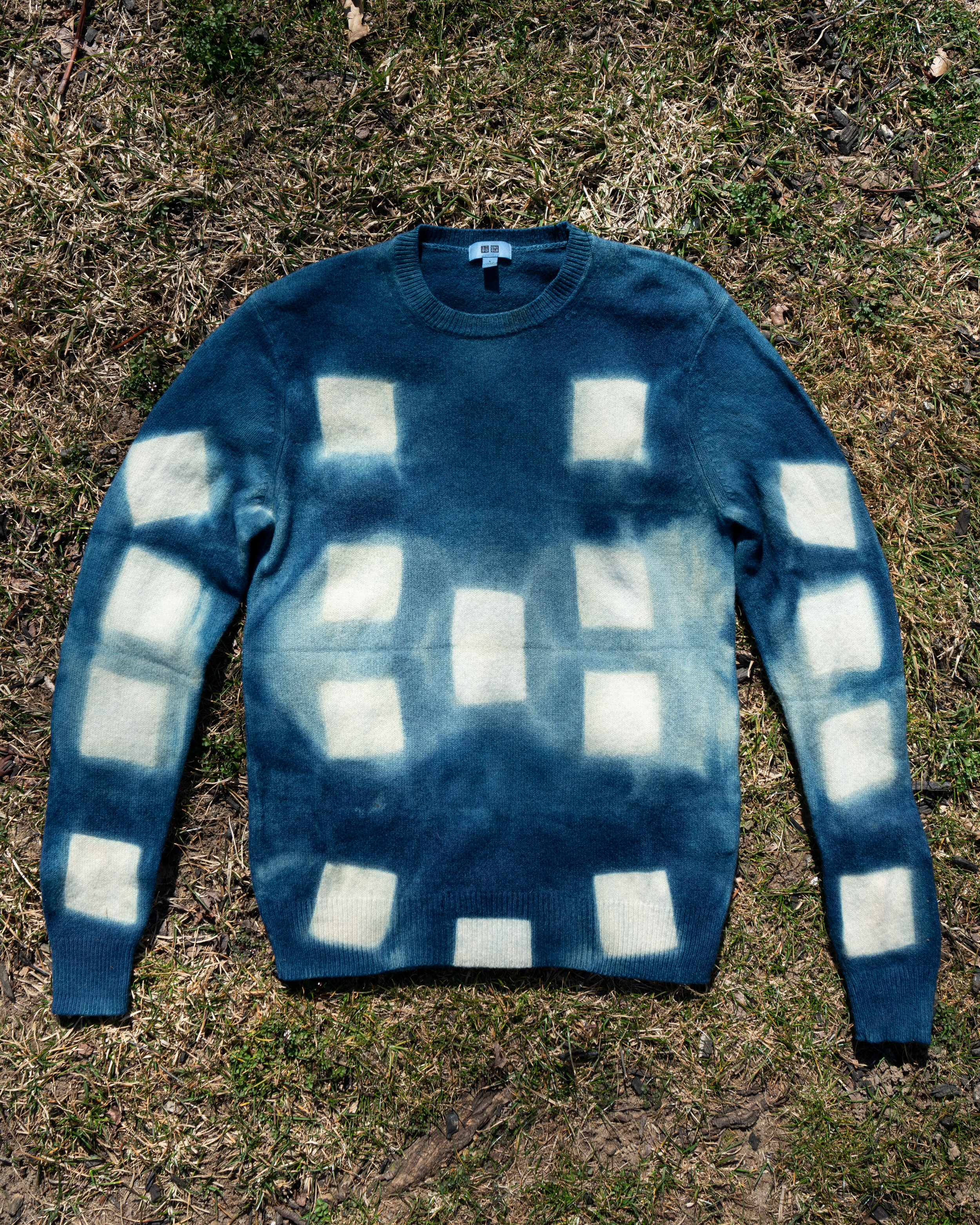 Block-Shibori Sweater