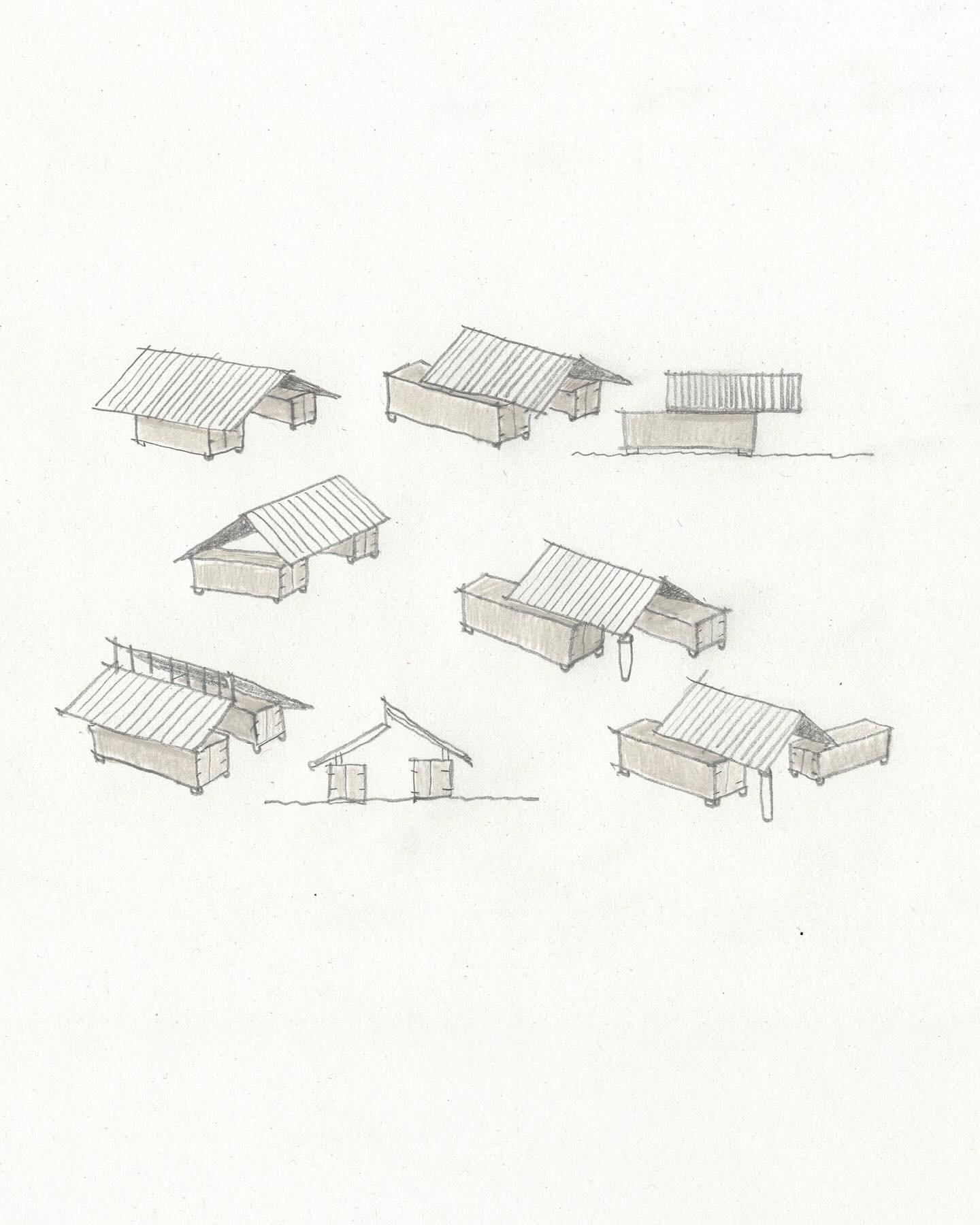 Some thoughts for a new project; a holiday house in the countryside near Warsaw. On site already are a pair of shipping containers that might play a part somehow&hellip;

SO_047
