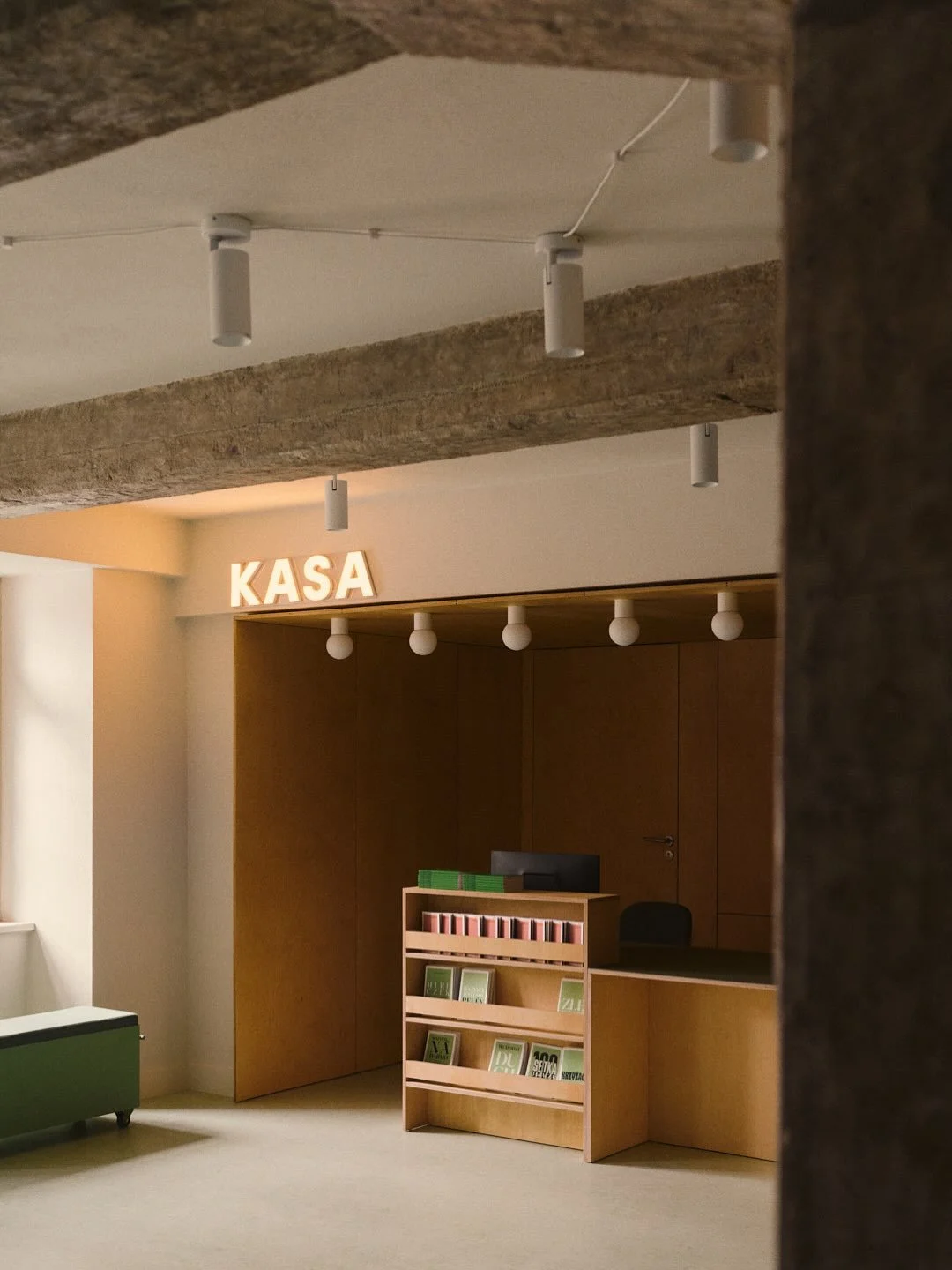 Photos of our project for @teatrolsztyn taken earlier this year by the wonderful @tomo_yarmush.

This basement space was transformed by stripping it back to reveal the original concrete structure, making the beams and columns the main protagonists in