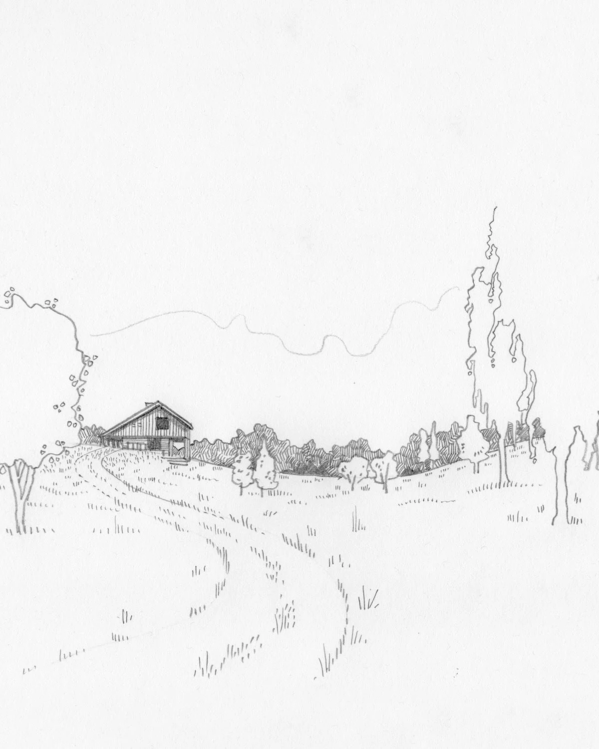 Early sketches for a settlement in Warmia. A house overlooking a hidden valley.

SO_049