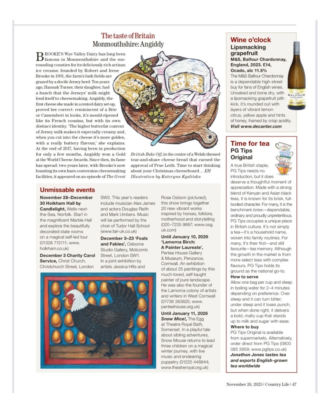 Jessica Hills in Country Life Magazine - Foals and Fables Exhibition