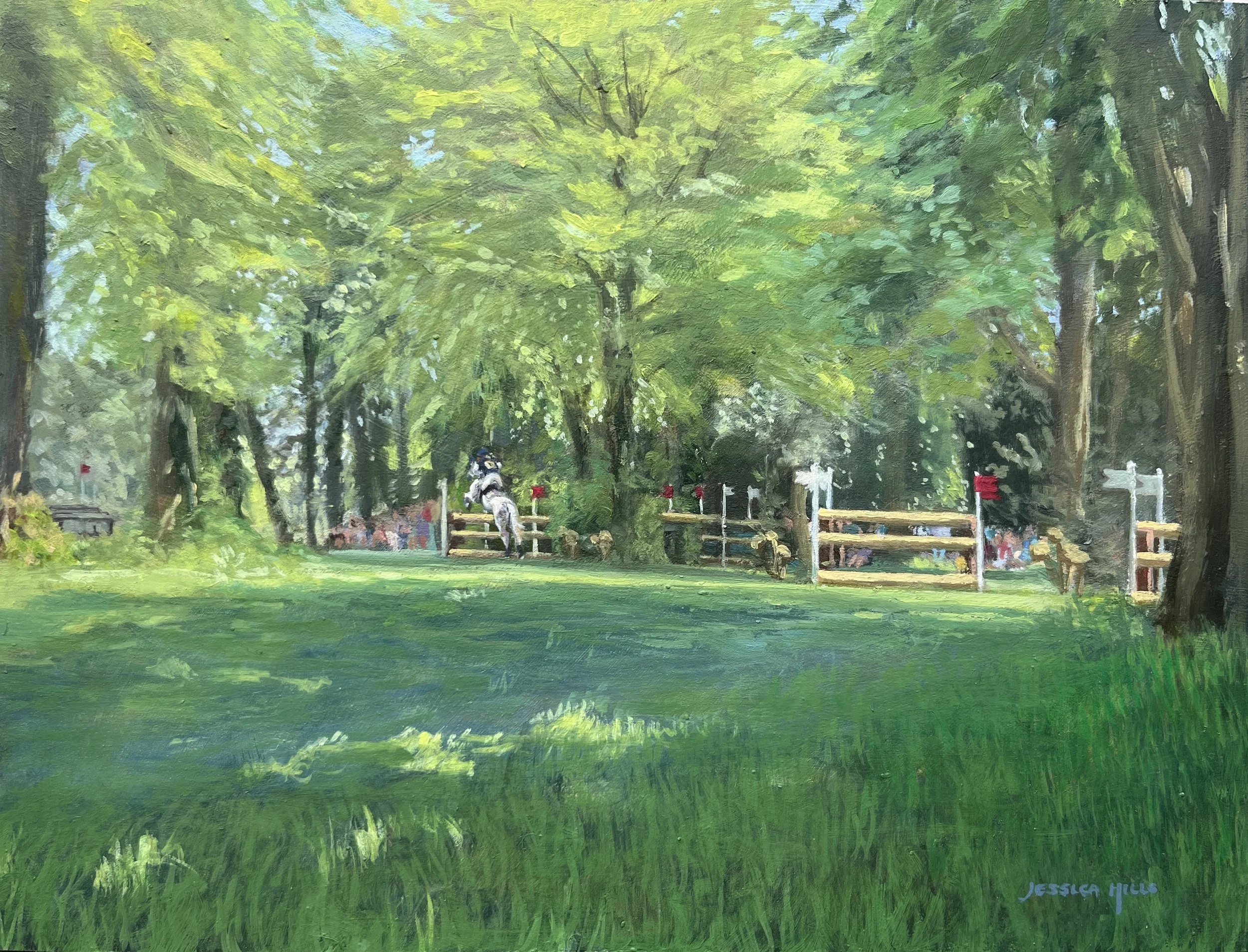 Hester and Laura Collett, Badminton Horse Trials, 2024 - sold